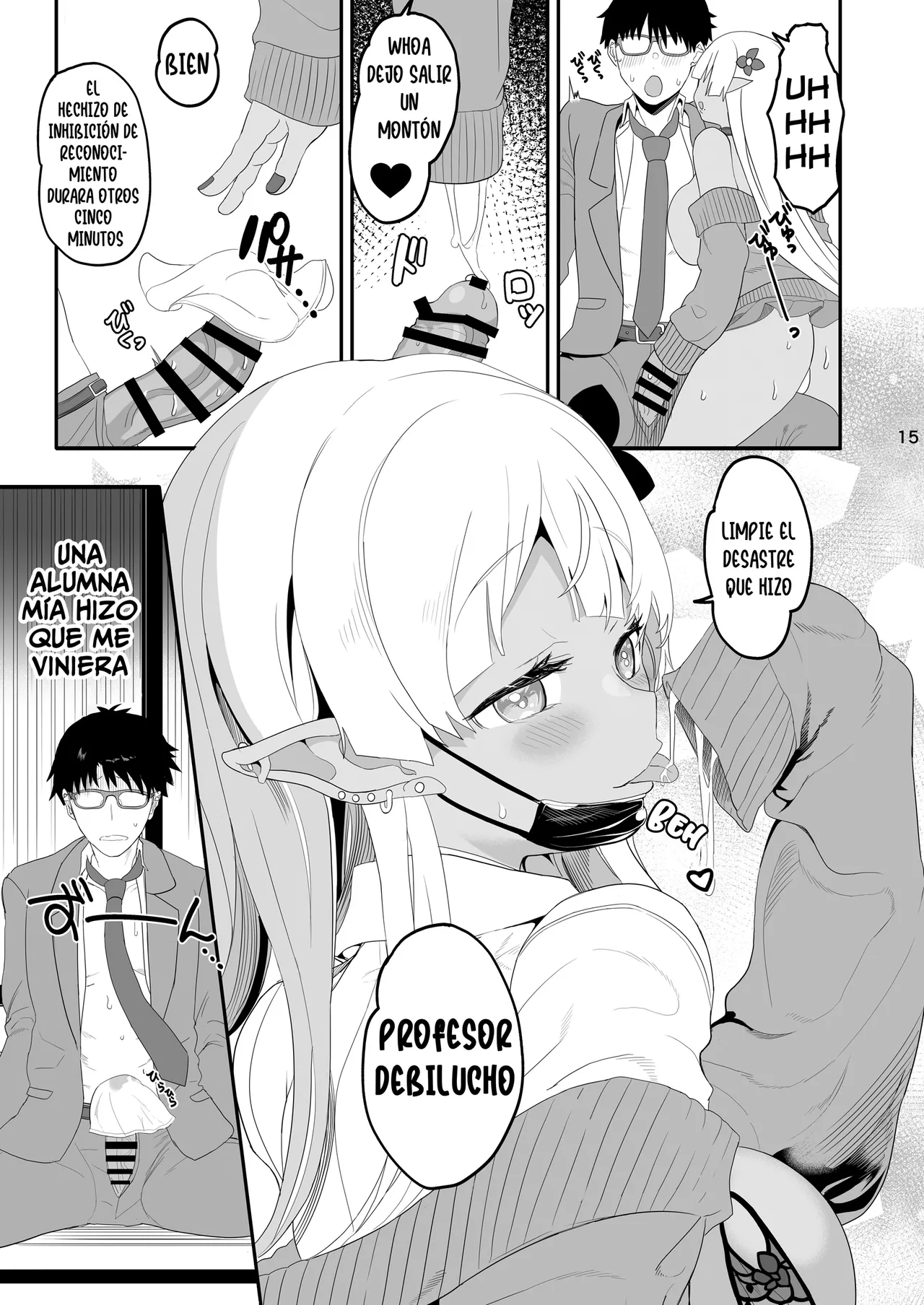 [Union Bust (Kazutaro)] Kanzen ni Gal Ochi Shita Ryuugakusei Elf no Shidouhou [Español] 画像番号 15