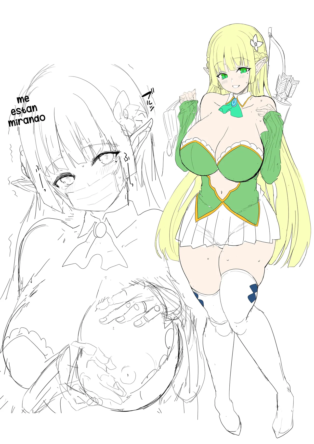 [Union Bust (Kazutaro)] Kanzen ni Gal Ochi Shita Ryuugakusei Elf no Shidouhou [Español] 画像番号 40