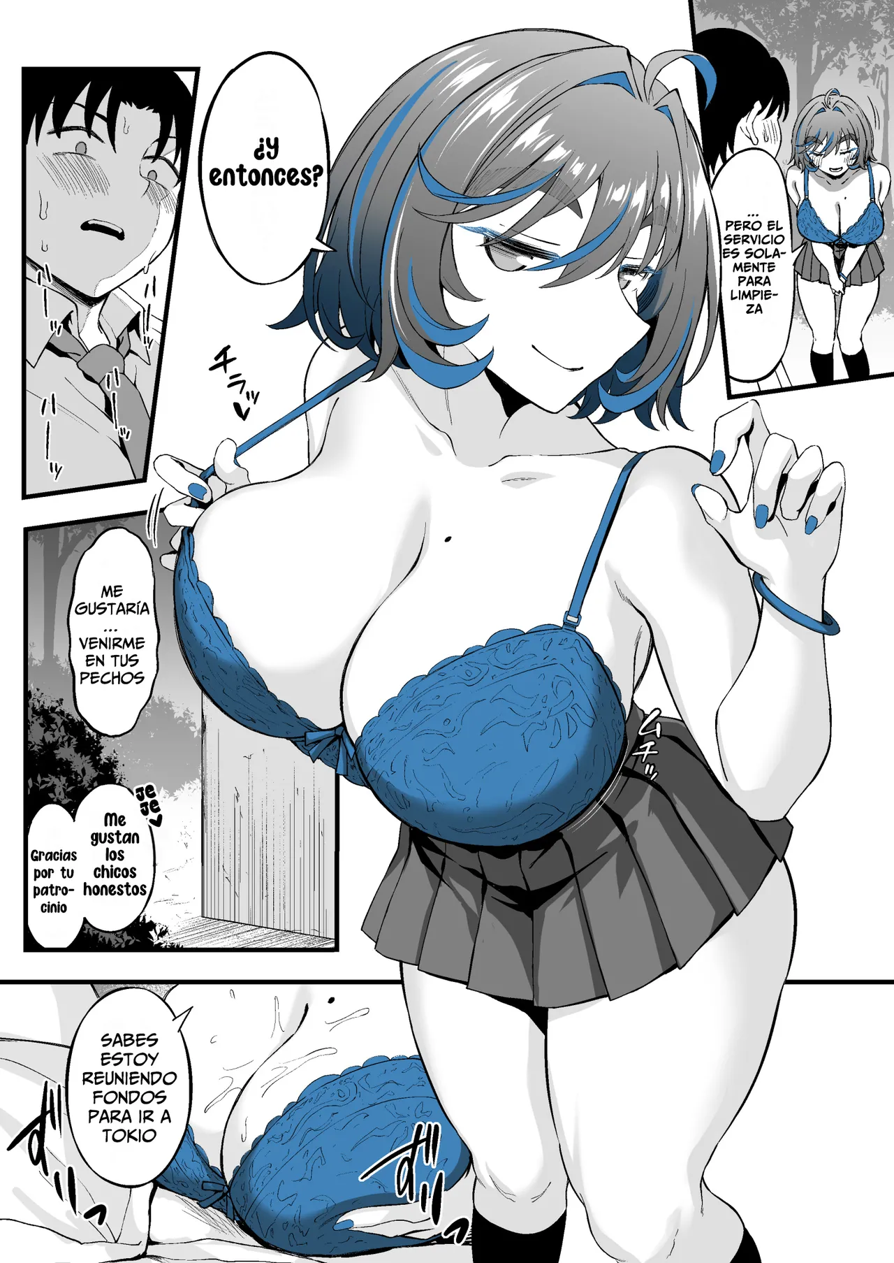 [Ijimaya (Ijima Yuu)] Class no Suki na Gal ga Kousha Ura de En Katsu Shiteita Ken [Español] 画像番号 13