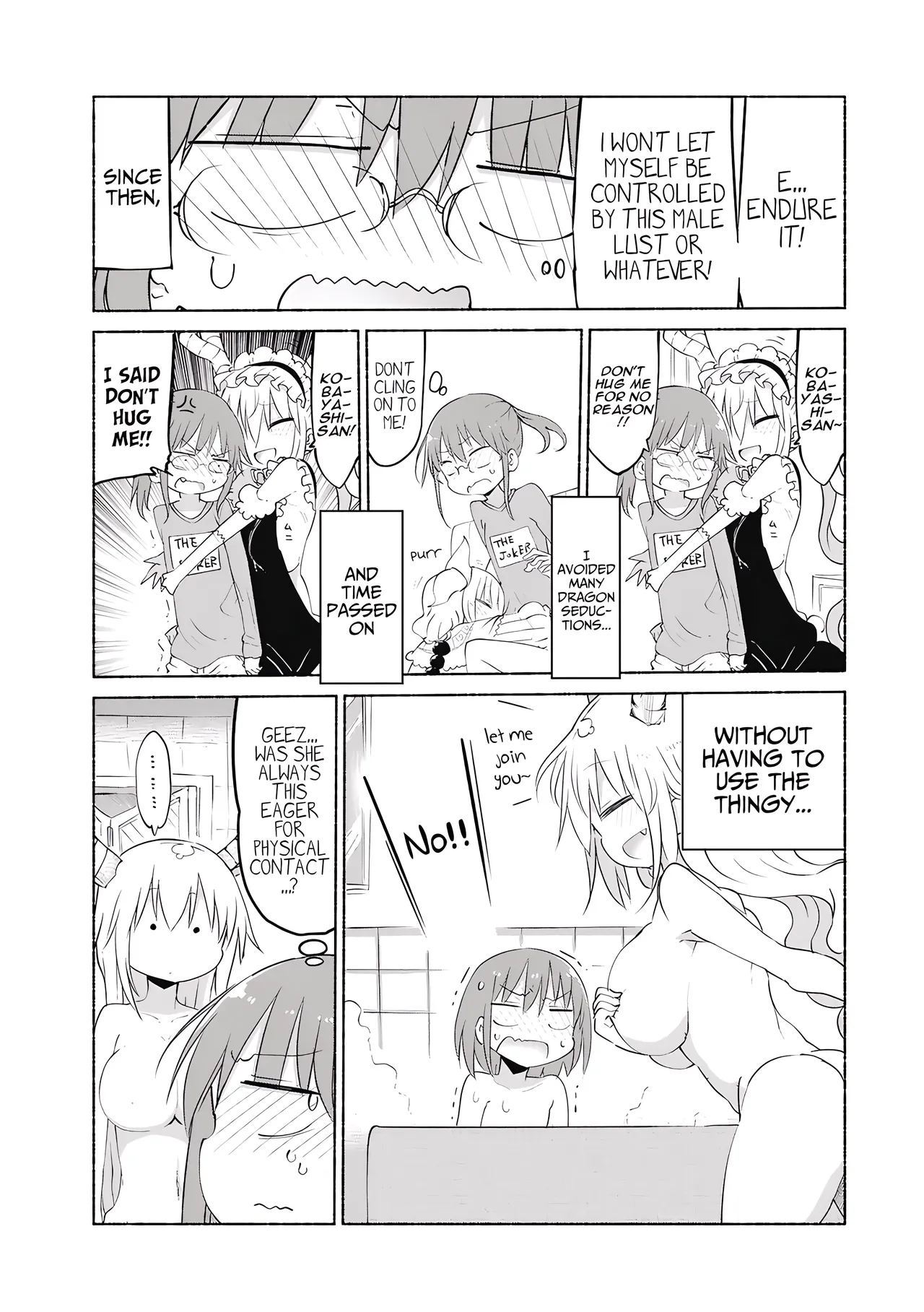 Kobayashi-san Chi No Maid Dragon - Fan Service Manga ecchi panels. image number 8