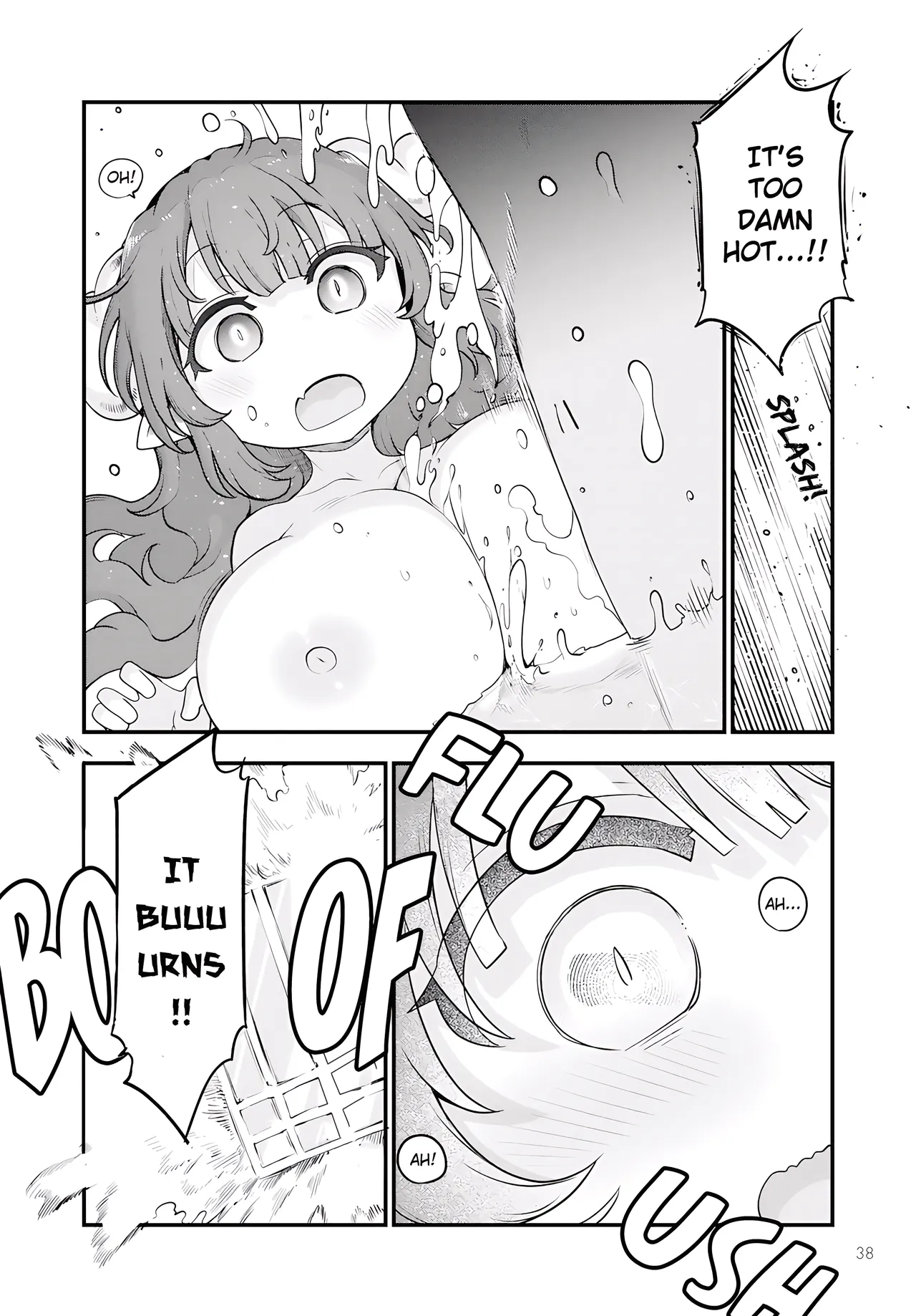 Kobayashi-san Chi No Maid Dragon - Fan Service Manga ecchi panels. image number 17