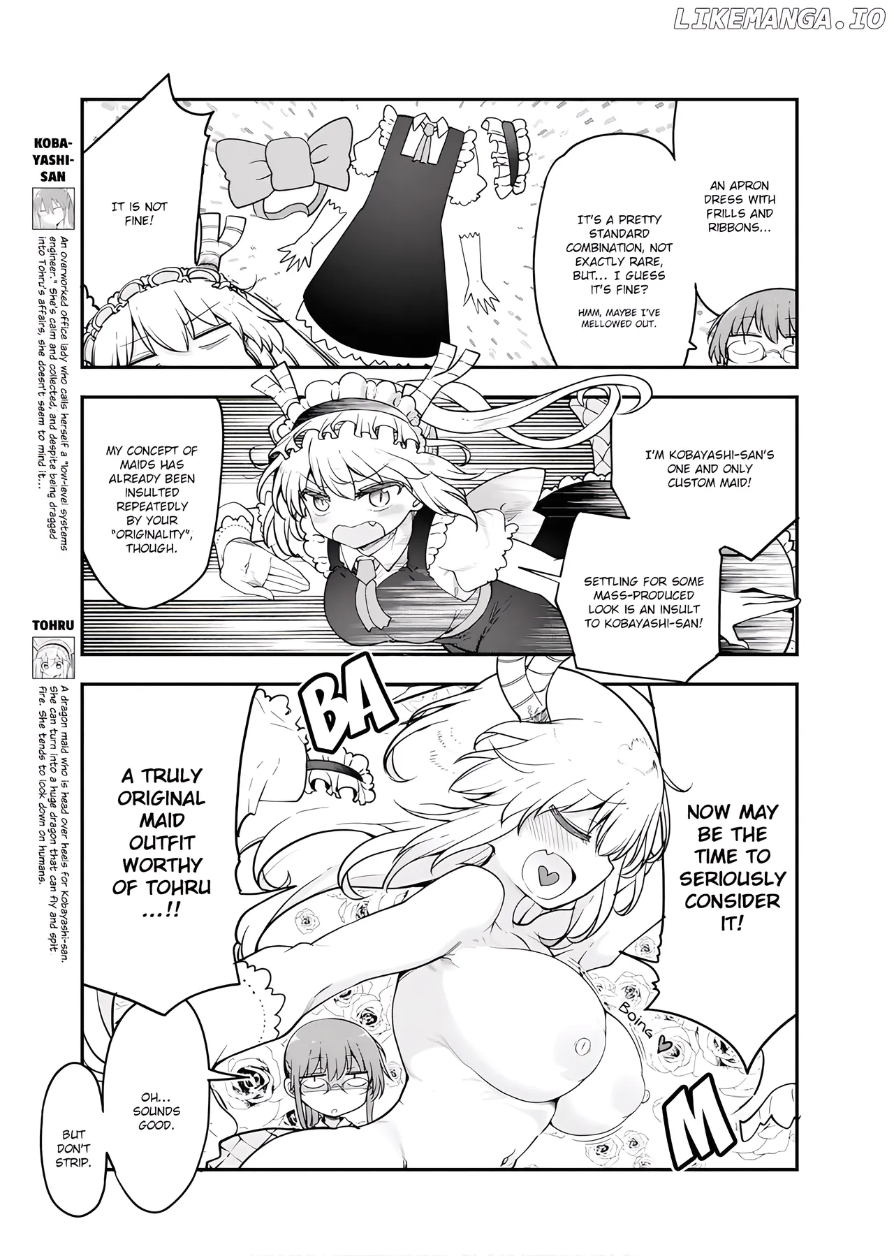 Kobayashi-san Chi No Maid Dragon - Fan Service Manga ecchi panels. image number 22