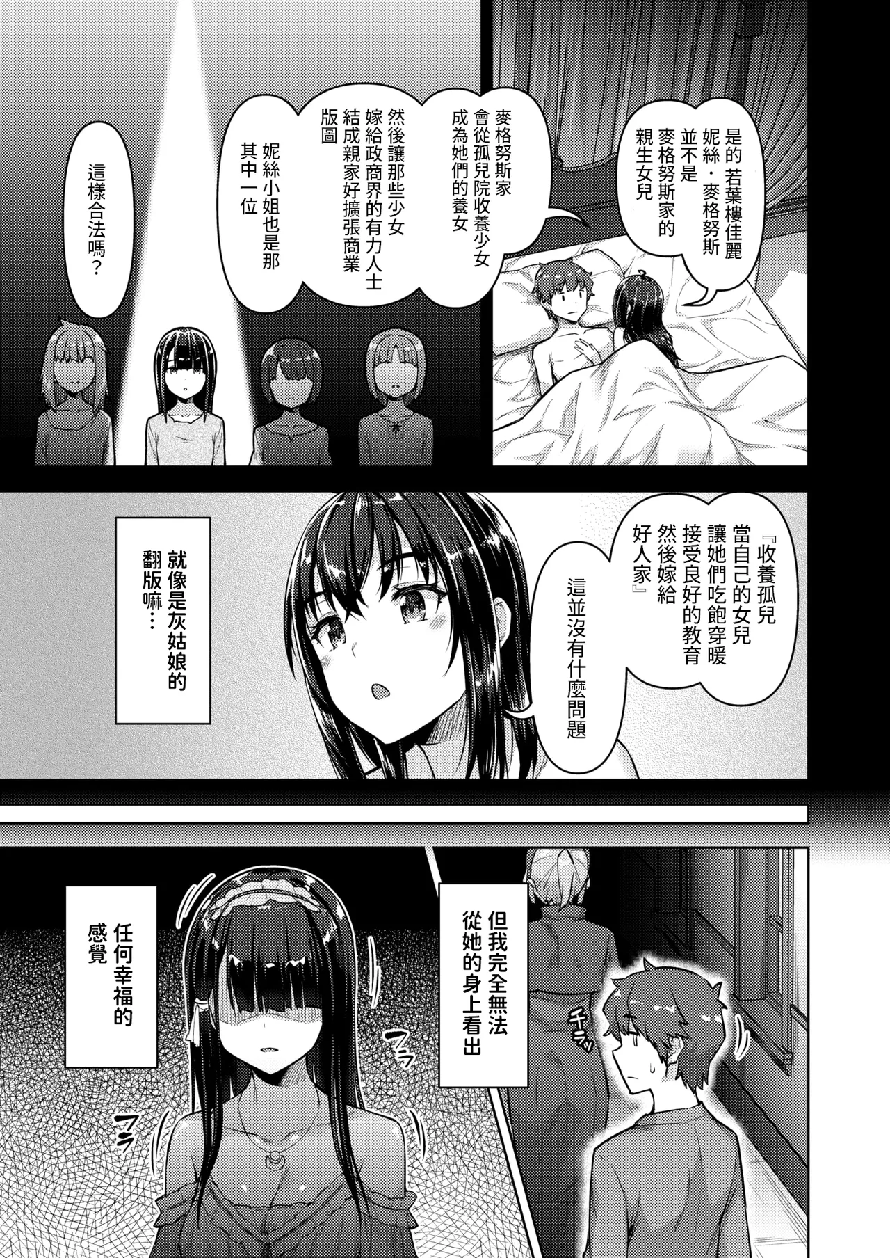 [燵成] 転職希望だった社畜、なぜか転移召喚されて後宮の主になる。 第6話 (異世快楽天 Vol.47) 中文翻譯 image number 5