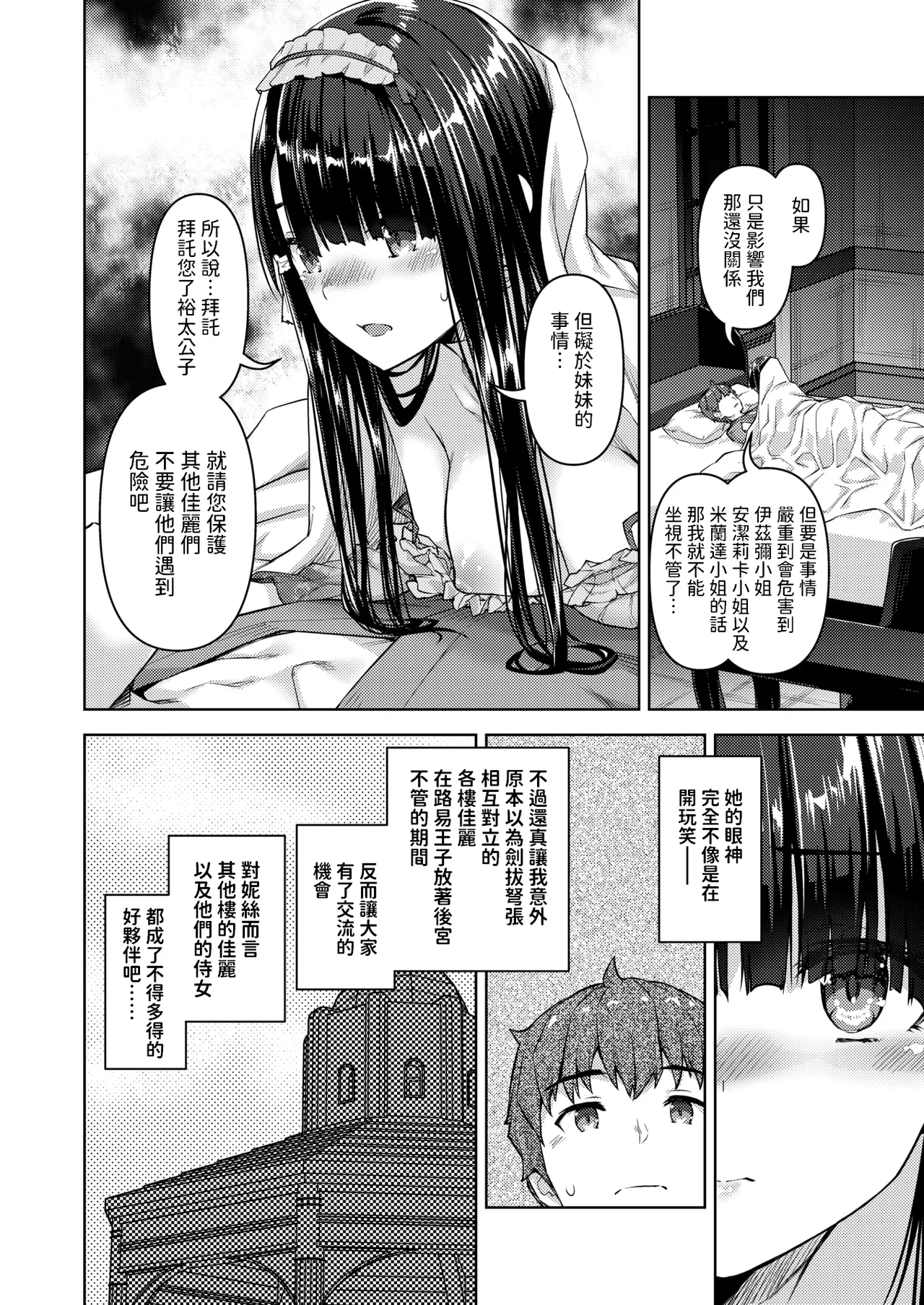 [燵成] 転職希望だった社畜、なぜか転移召喚されて後宮の主になる。 第6話 (異世快楽天 Vol.47) 中文翻譯 image number 8
