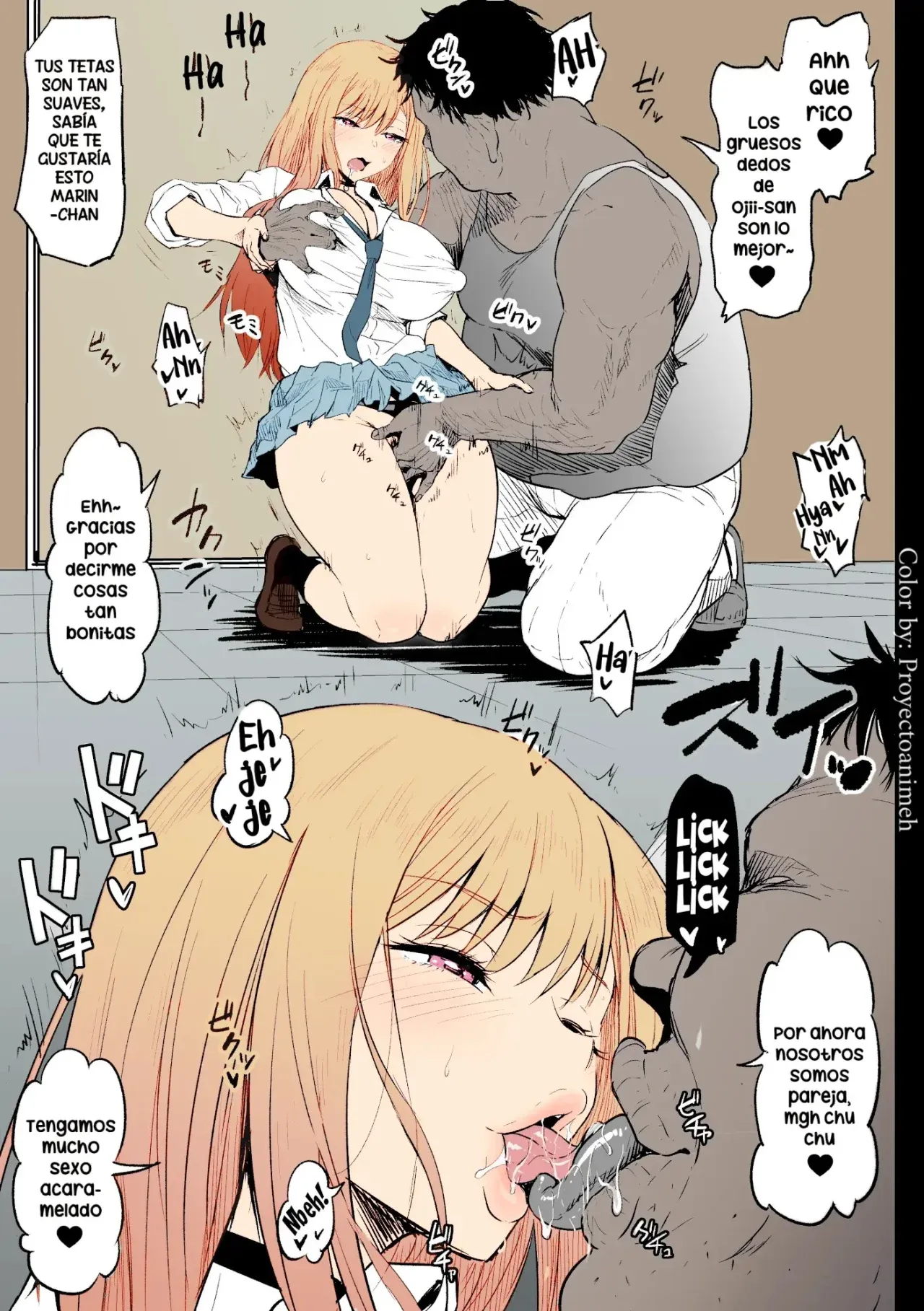 [Ahemaru] Beit Ganbaru Cosplayer-san｜Una Cosplayer Que Se Esfuerza Mucho en Su Trabajo De Medio Tiempo (Sono Bisque Doll wa Koi o Suru) [Spanish] [Leisure + TR U] [Colorized] [Decensored] numero di immagine  7