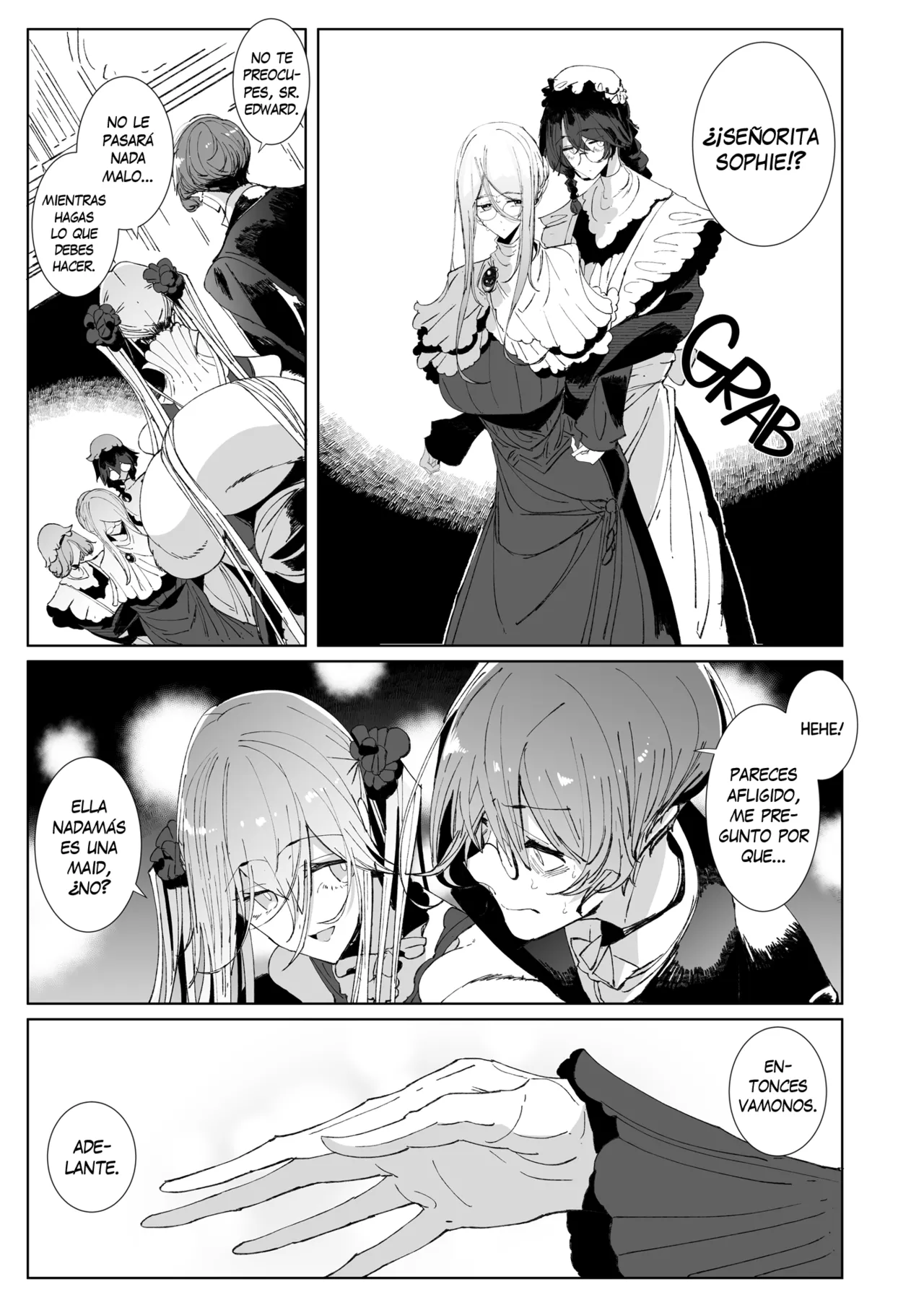 [Metro Notes (Tsumetoro)] Shinshi Tsuki Maid no Sophie-san 9｜La Maid Sophie del Caballero 9 [Spanish] [I Am the Walrus] [Decensored] [Digital] image number 9