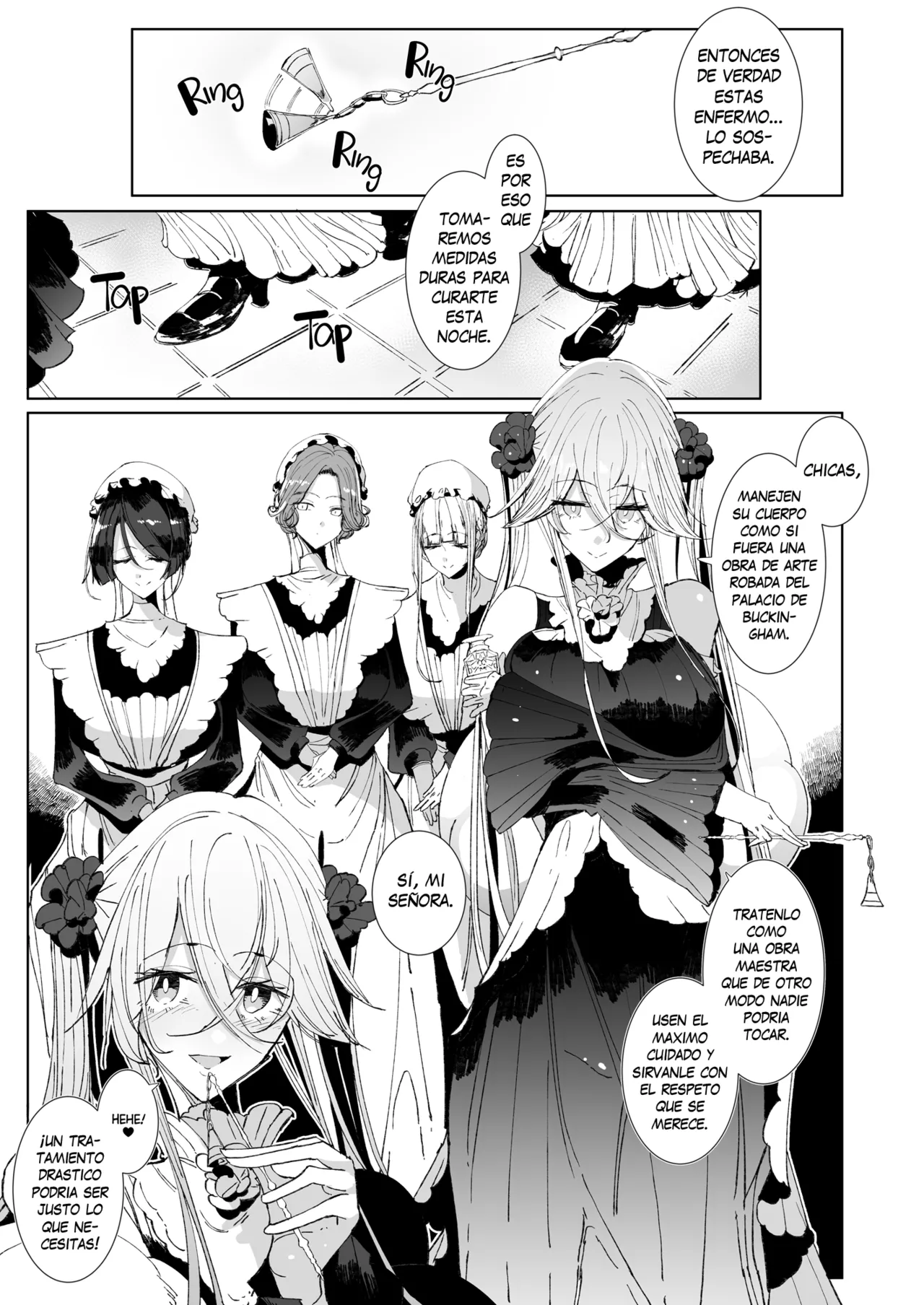 [Metro Notes (Tsumetoro)] Shinshi Tsuki Maid no Sophie-san 9｜La Maid Sophie del Caballero 9 [Spanish] [I Am the Walrus] [Decensored] [Digital] image number 21