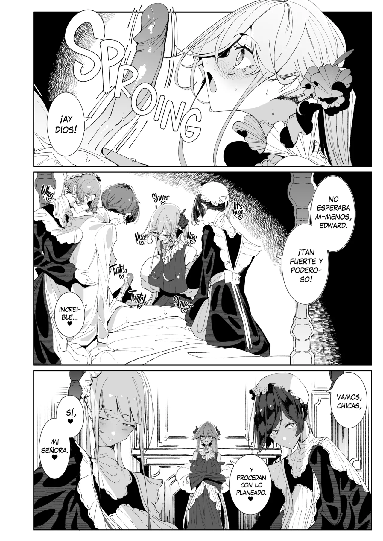[Metro Notes (Tsumetoro)] Shinshi Tsuki Maid no Sophie-san 9｜La Maid Sophie del Caballero 9 [Spanish] [I Am the Walrus] [Decensored] [Digital] image number 24