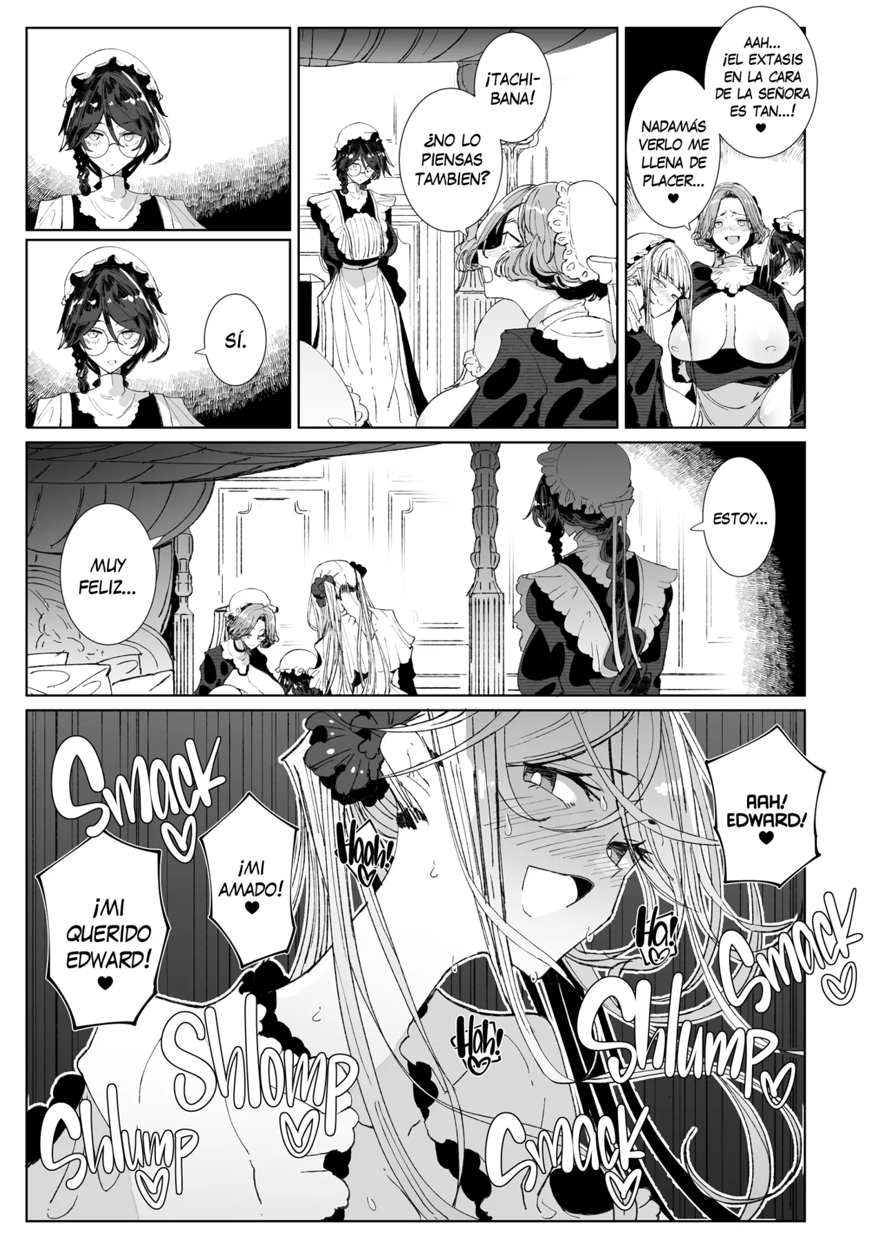 [Metro Notes (Tsumetoro)] Shinshi Tsuki Maid no Sophie-san 9｜La Maid Sophie del Caballero 9 [Spanish] [I Am the Walrus] [Decensored] [Digital] image number 55