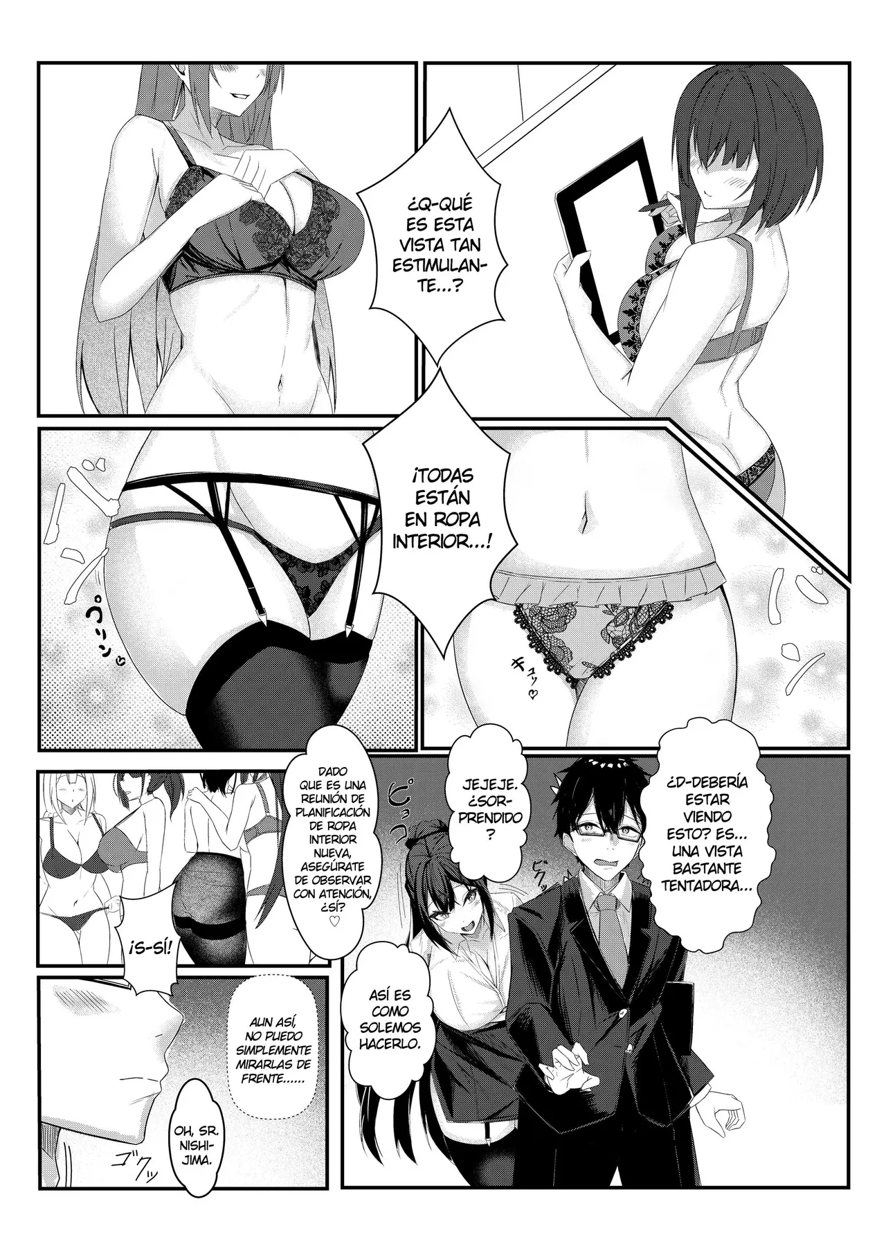 [Mittsuman (Kazuha)] Kyou kara Ladies Shitagi Brand no Producer o Makasaremashita.｜Asignado Para Producir Una Marca De Ropa Interior Femenina. [Spanish] [Kejotan] 图片编号 8