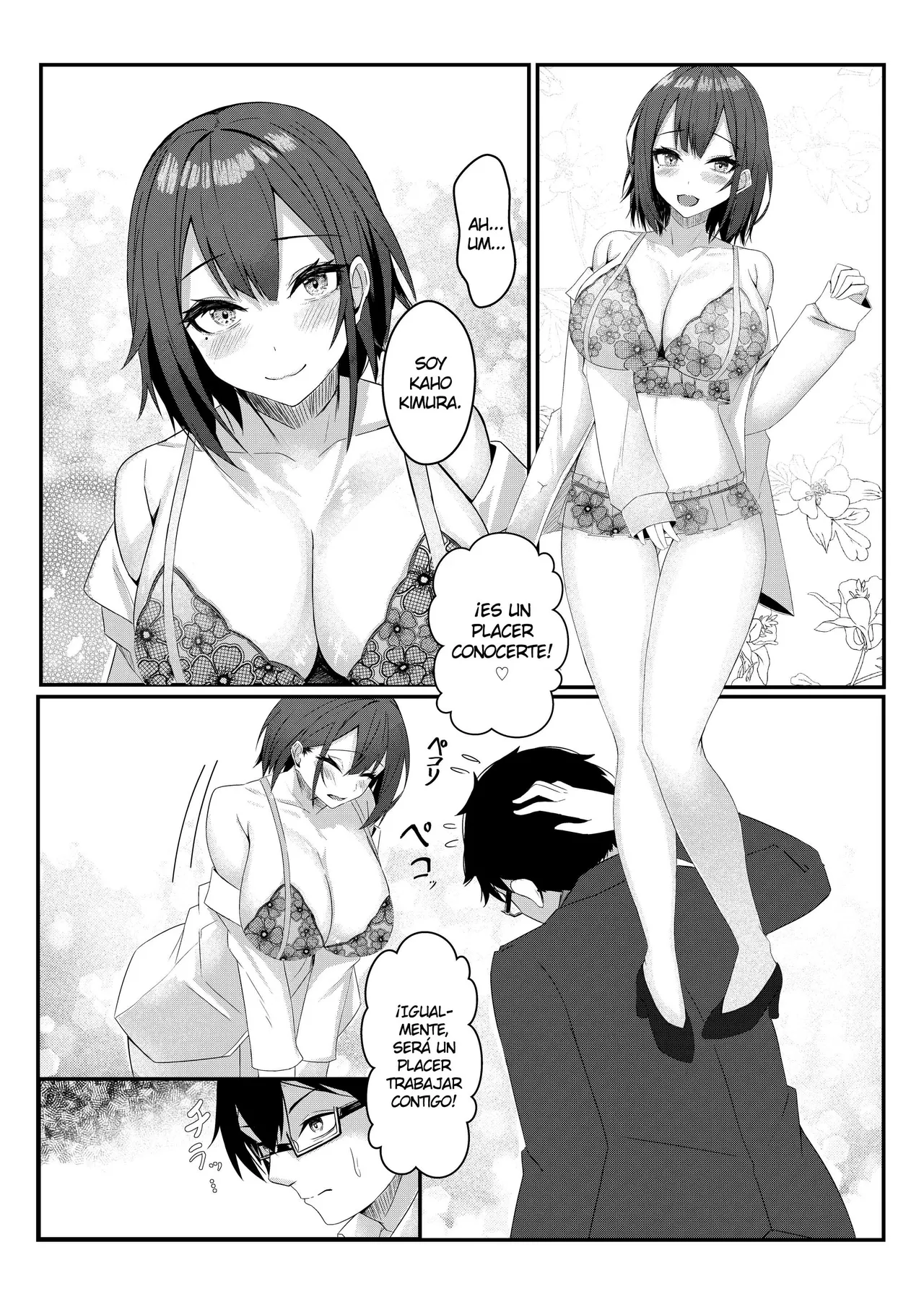 [Mittsuman (Kazuha)] Kyou kara Ladies Shitagi Brand no Producer o Makasaremashita.｜Asignado Para Producir Una Marca De Ropa Interior Femenina. [Spanish] [Kejotan] 图片编号 9