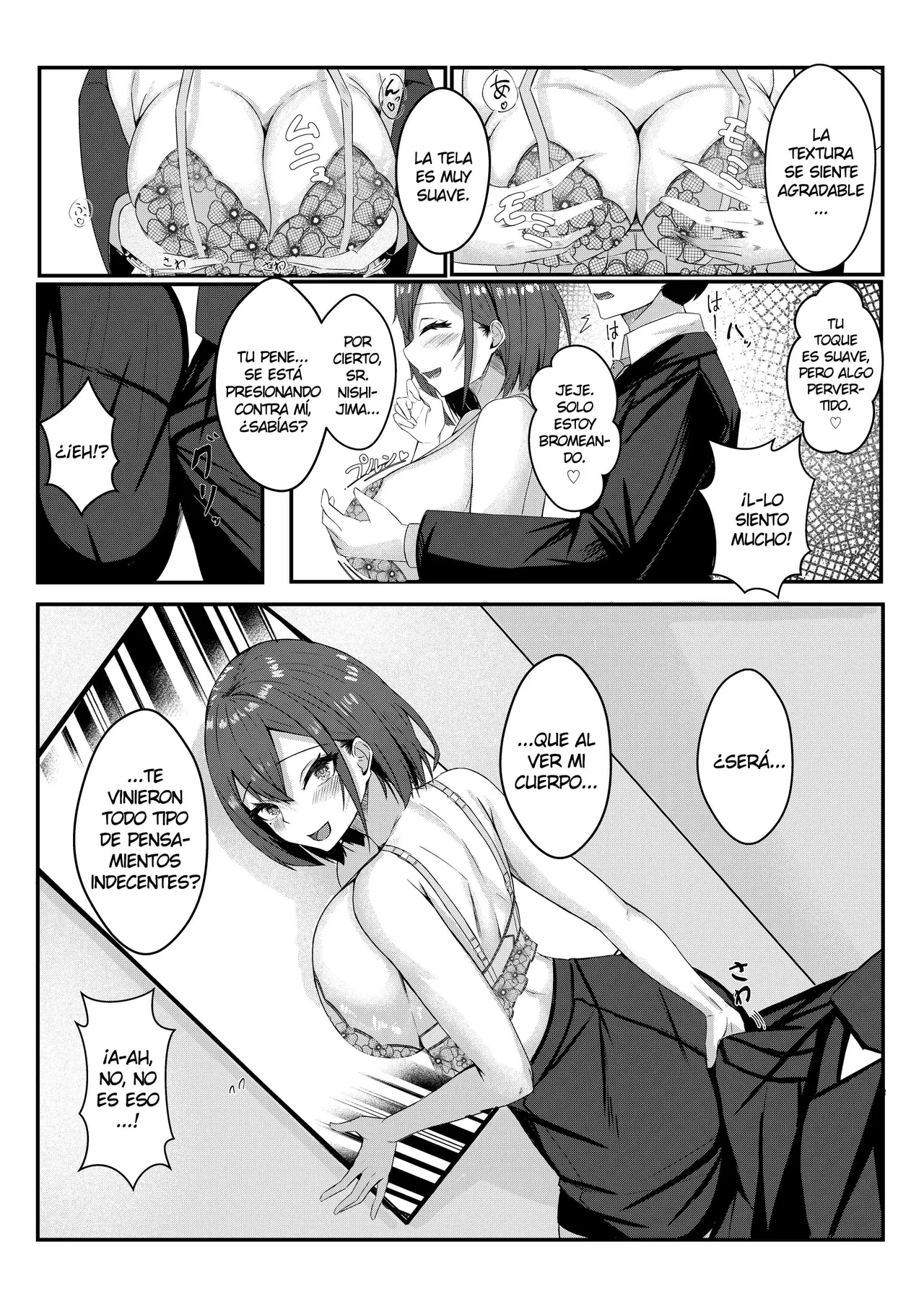 [Mittsuman (Kazuha)] Kyou kara Ladies Shitagi Brand no Producer o Makasaremashita.｜Asignado Para Producir Una Marca De Ropa Interior Femenina. [Spanish] [Kejotan] 图片编号 27