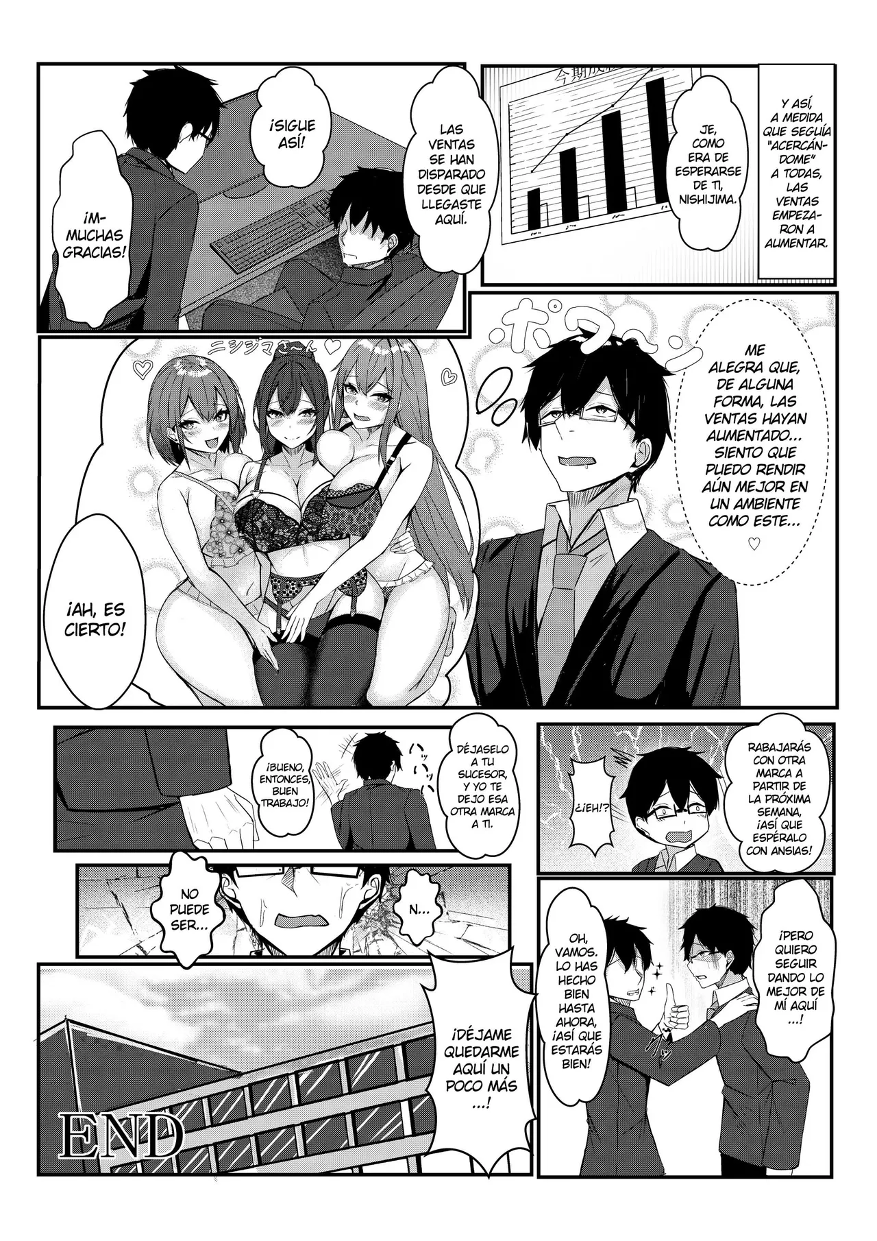 [Mittsuman (Kazuha)] Kyou kara Ladies Shitagi Brand no Producer o Makasaremashita.｜Asignado Para Producir Una Marca De Ropa Interior Femenina. [Spanish] [Kejotan] 图片编号 52