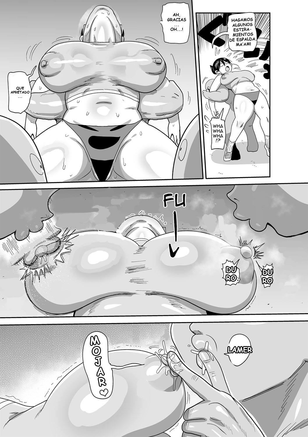 [Kiliu] Komochi Tsuma no Arai-san ~Gym de Ase o Nagasou~ | Arai-San, esposa y reciente madre ~Vamos a sudar al gym!~ (COMIC Masyo 2022-12) [Spanish] 이미지 번호 11