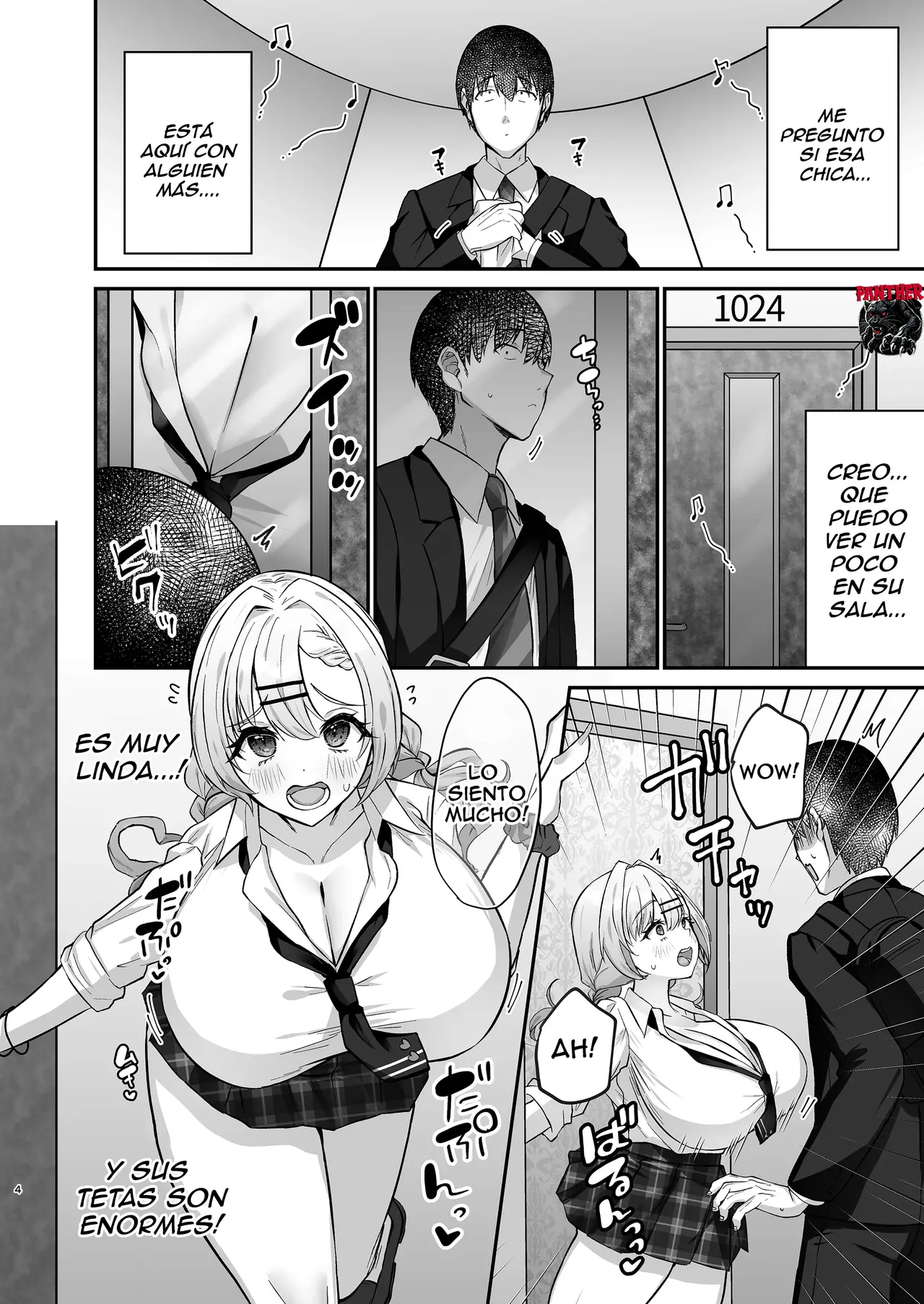 [Mittsuman] Hitokara Ittara Tonari no Gal JK to Pakokara ni Natta Ken | Fui a un karaoke y terminé acostándome con la chica de la habitación de al lado (Panther Scan) [Spanish] [Panther Scan] 图片编号 5