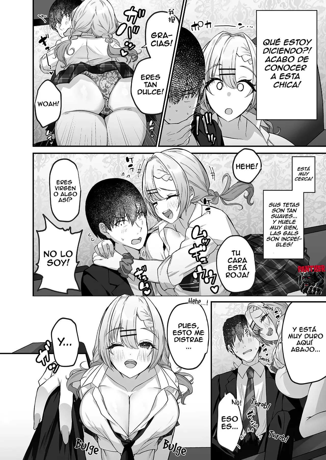 [Mittsuman] Hitokara Ittara Tonari no Gal JK to Pakokara ni Natta Ken | Fui a un karaoke y terminé acostándome con la chica de la habitación de al lado (Panther Scan) [Spanish] [Panther Scan] 图片编号 9