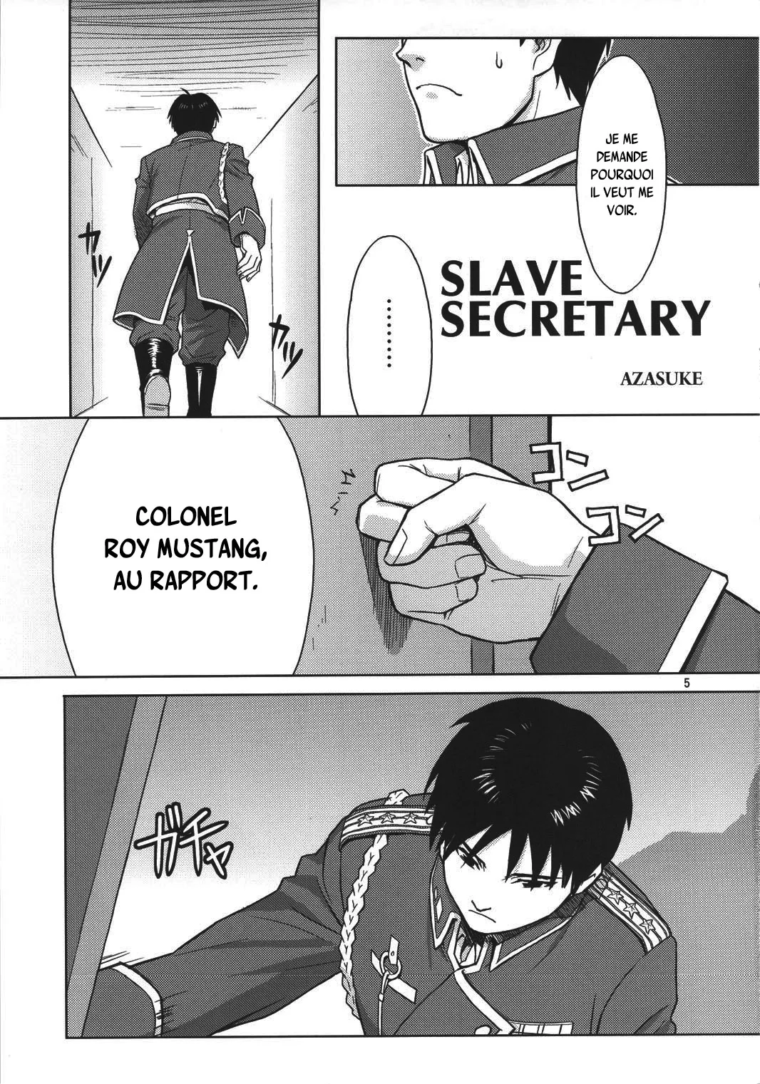 (C78) [AZASUKE WIND (AZASUKE)] Slave Secretary (Fullmetal Alchemist) [French] {SAXtrad} image number 4