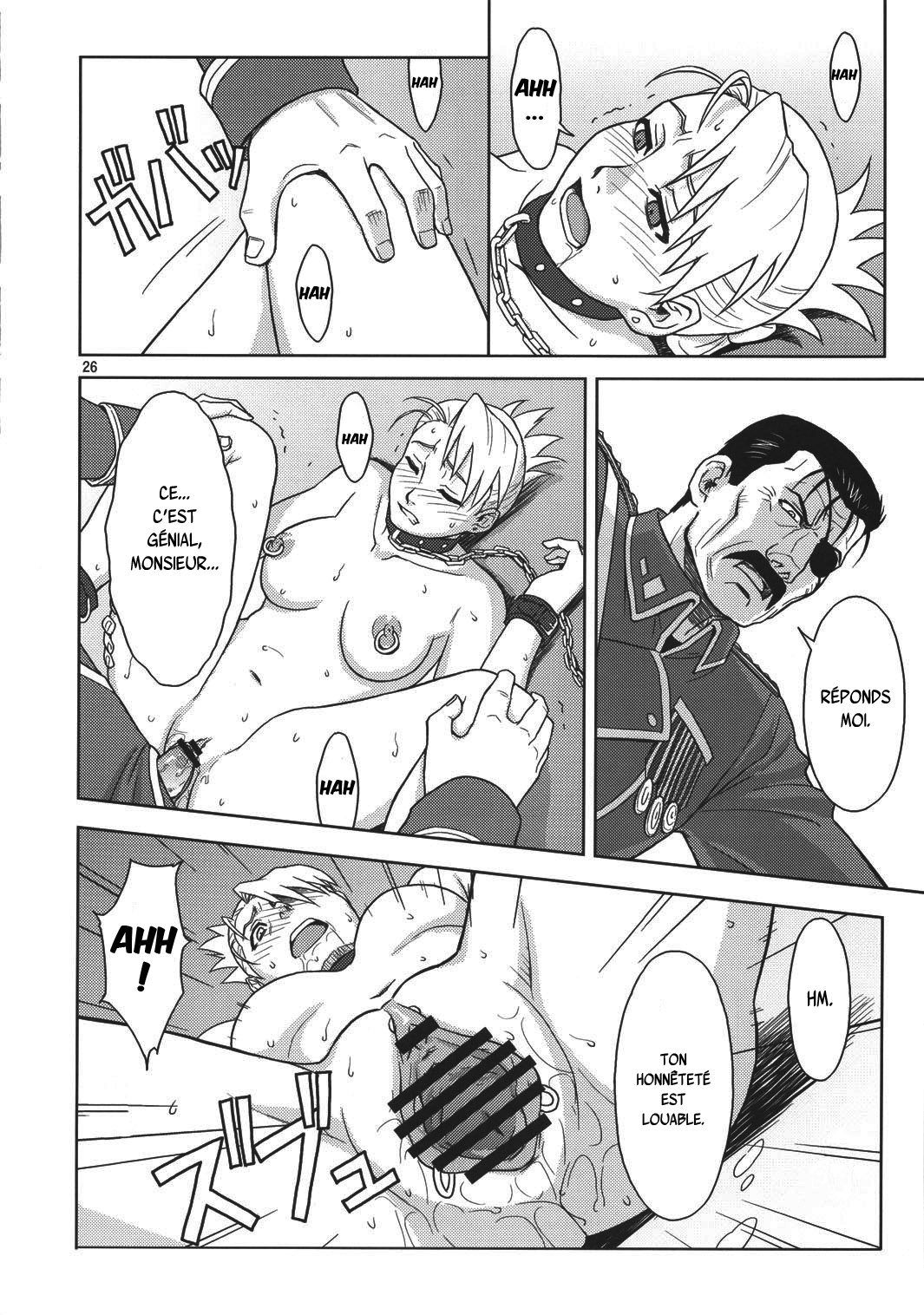 (C78) [AZASUKE WIND (AZASUKE)] Slave Secretary (Fullmetal Alchemist) [French] {SAXtrad} image number 25