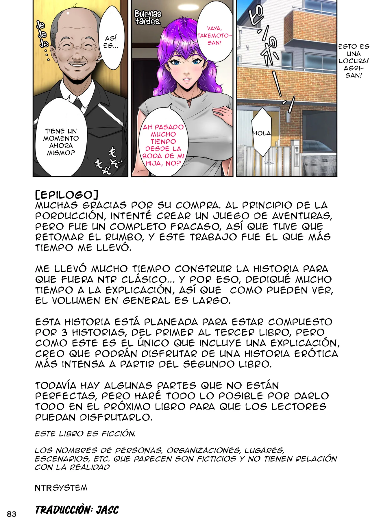 [NTR System (Nettori P-Tarou)] Niizuma Kanranseki Daiichi Seki｜Asiento para Ver a la Nueva Novia 一 Primer Asiento [Spanish] [Jasc] image number 94