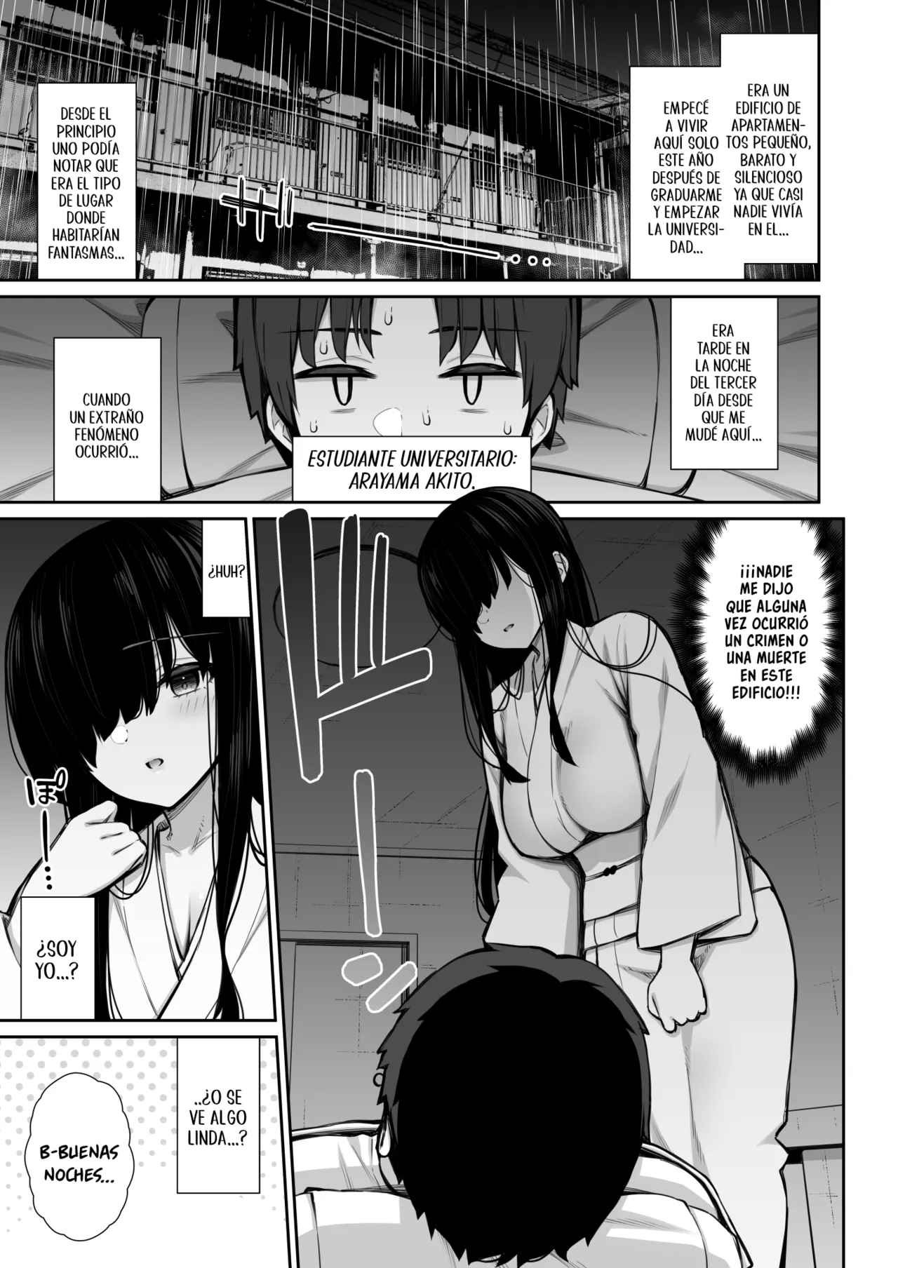 [Izure] Katte Ni Sumitsuiteru InCha Yuurei No Karada O Suki Katte Suru Hanashi | Mi historia de cómo una Fantasma Introvertida Se Adueñó De Mi Casa Y Yo De Su Cuerpo. [Spanish][A Crazy Pervert][Digital] numero di immagine  2