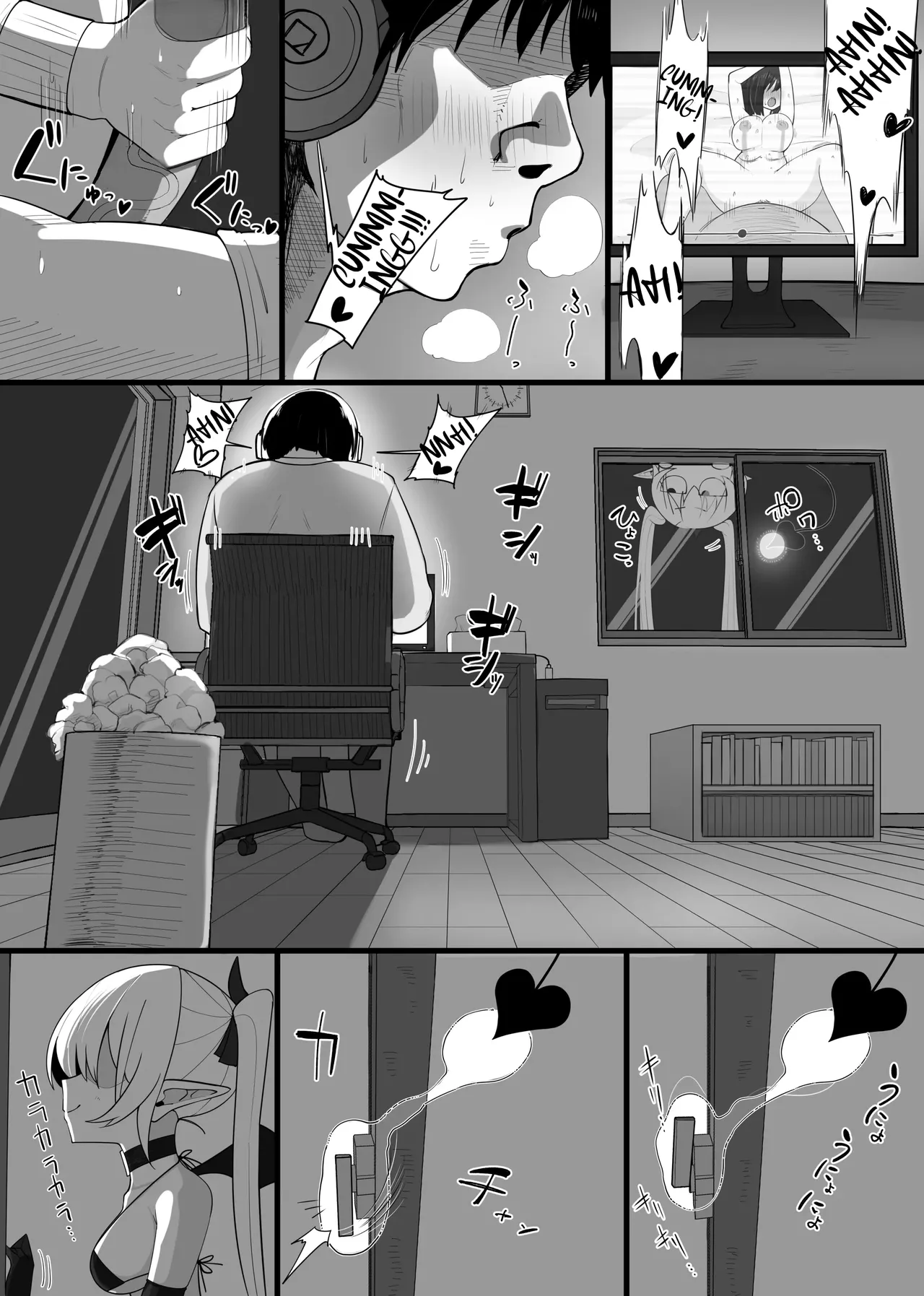 [Osinobu no Yakata (Osinobu)] Atashi no Ejiki ni Narinasai! | You shall be the succubus's prey! [English] 图片编号 4