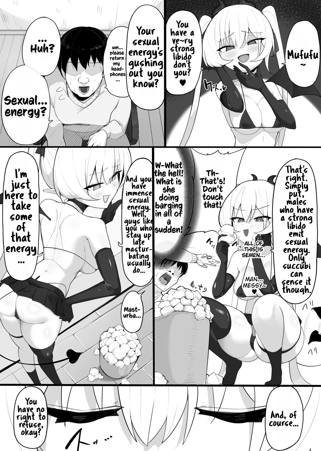 [Osinobu no Yakata (Osinobu)] Atashi no Ejiki ni Narinasai! | You shall be the succubus's prey! [English] 图片编号 6