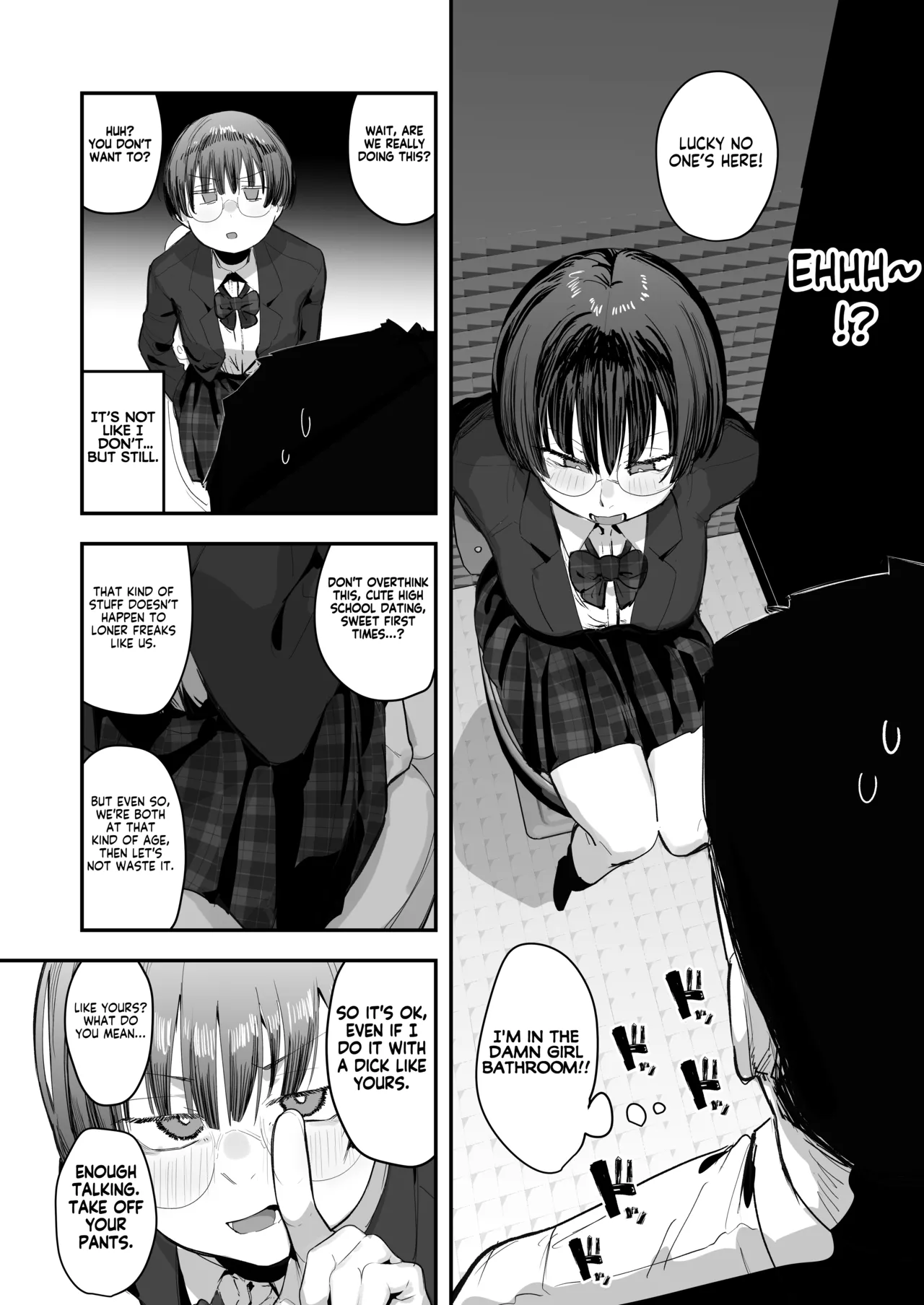 [Anon 2-okunen] Ittai Dou Natte Shimau no ka!? (Chinkasu shuu Okazu ni Onanie Saremasu) | What the hell will happen?! (She's gonna finger herself while sniffing my smegma stench!) [English] [KM_42] [Ongoing] image number 9