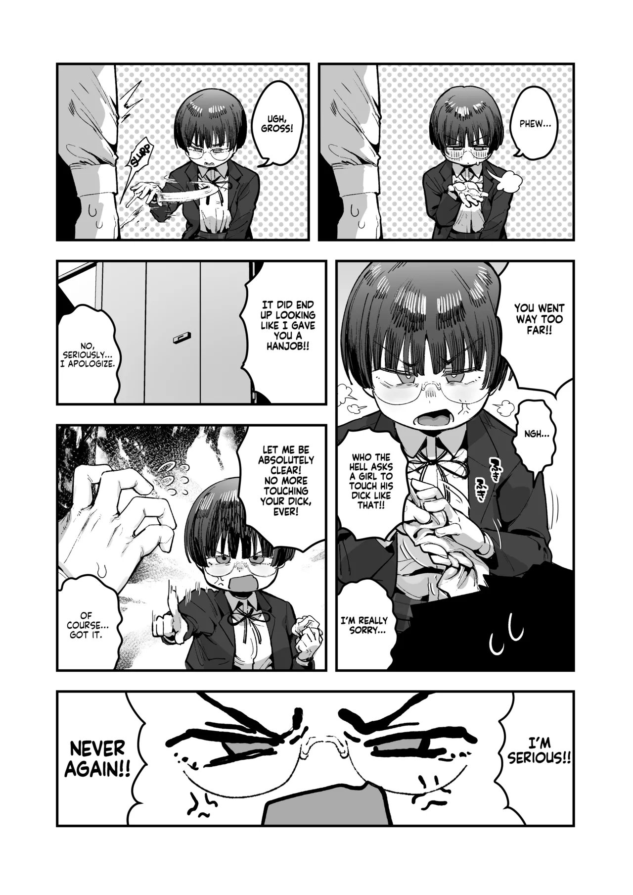 [Anon 2-okunen] Ittai Dou Natte Shimau no ka!? (Chinkasu shuu Okazu ni Onanie Saremasu) | What the hell will happen?! (She's gonna finger herself while sniffing my smegma stench!) [English] [KM_42] [Ongoing] image number 43