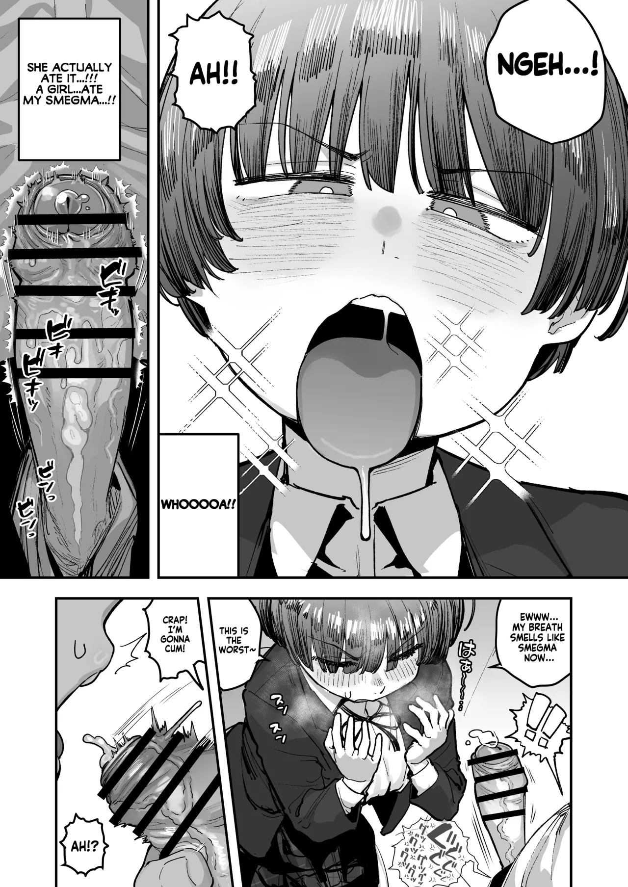[Anon 2-okunen] Ittai Dou Natte Shimau no ka!? (Chinkasu shuu Okazu ni Onanie Saremasu) | What the hell will happen?! (She's gonna finger herself while sniffing my smegma stench!) [English] [KM_42] [Ongoing] image number 113
