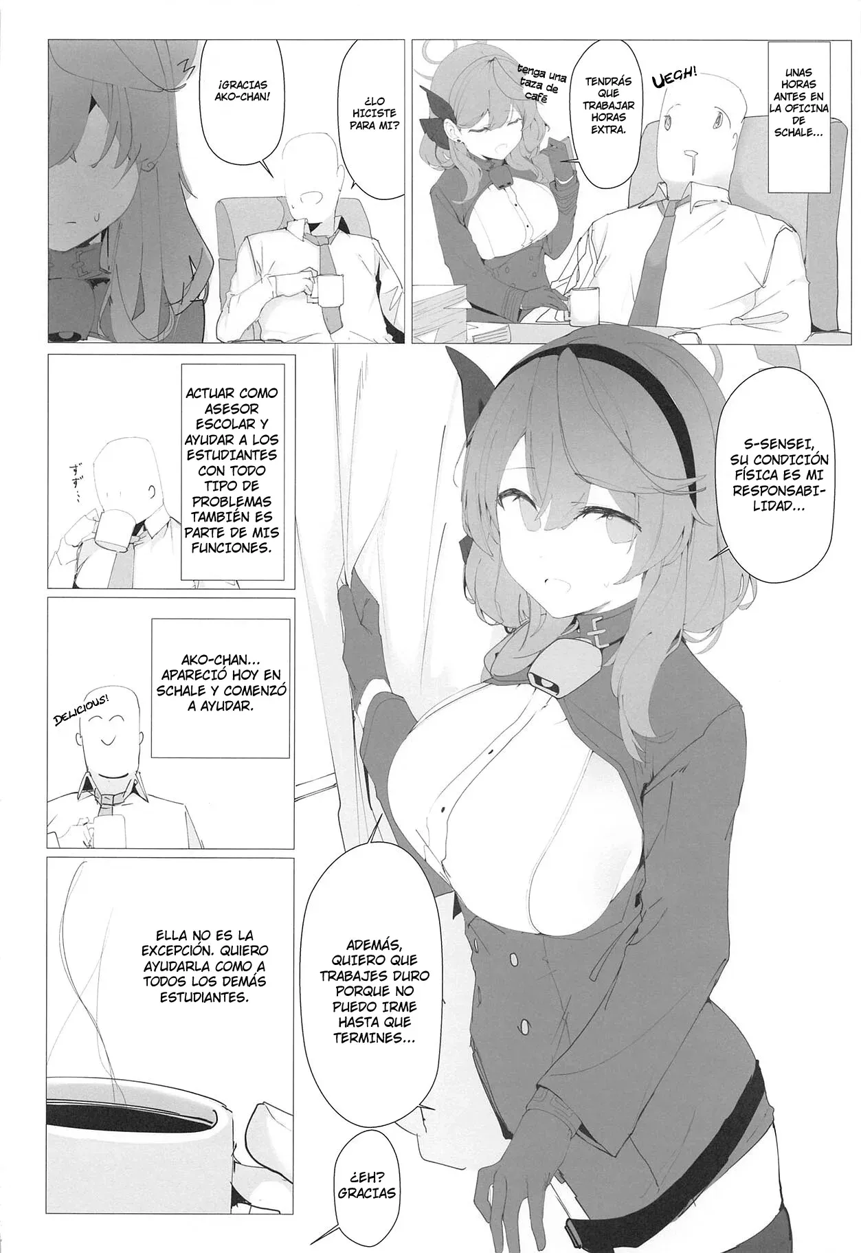 (C101) [Kuriimo Souda (Kuriimo Pie)] Byuru A-Kan Iku!｜¡Me estoy corriendo! Ako Amau (Blue Archive) [Spanish] [Cathal y sus panas] 图片编号 6