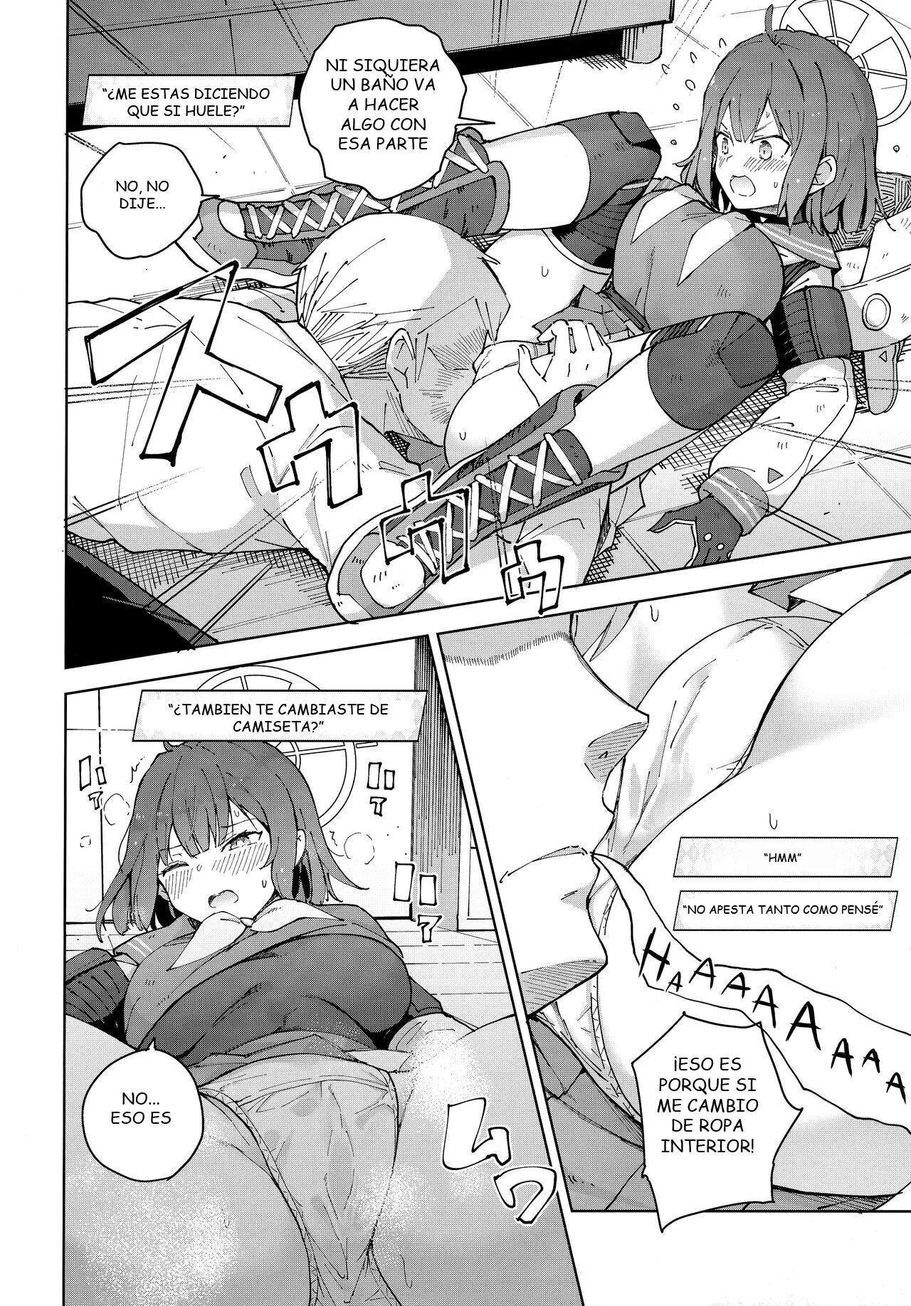 (C100) [MMU2000 (Mishima Hiroji)] Saki o Suinagara H suru Hanashi｜Aquella vez que lo hice con Saki Sorai mientras la olía (Blue Archive) [Spanish] [Cathal y sus panas] 画像番号 9