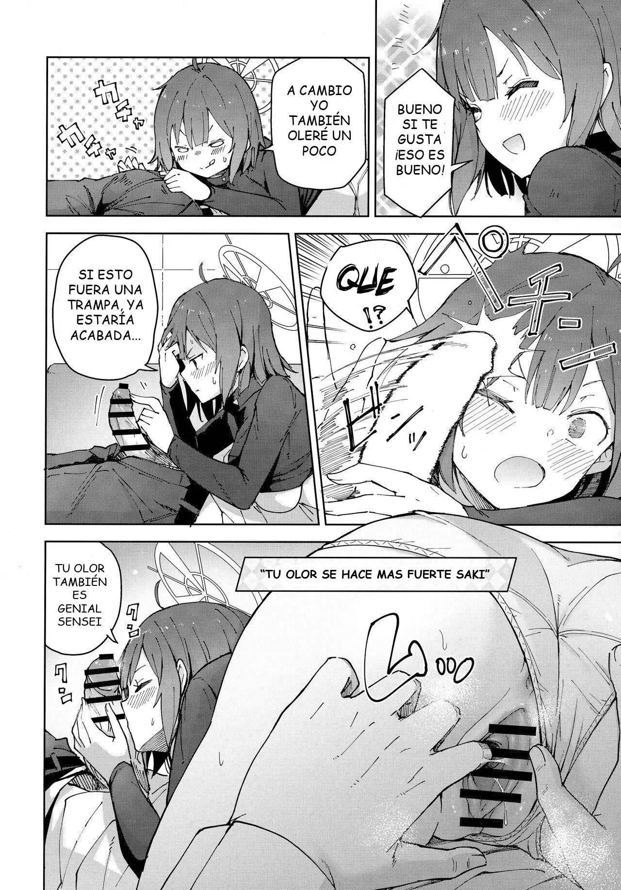 (C100) [MMU2000 (Mishima Hiroji)] Saki o Suinagara H suru Hanashi｜Aquella vez que lo hice con Saki Sorai mientras la olía (Blue Archive) [Spanish] [Cathal y sus panas] 画像番号 13