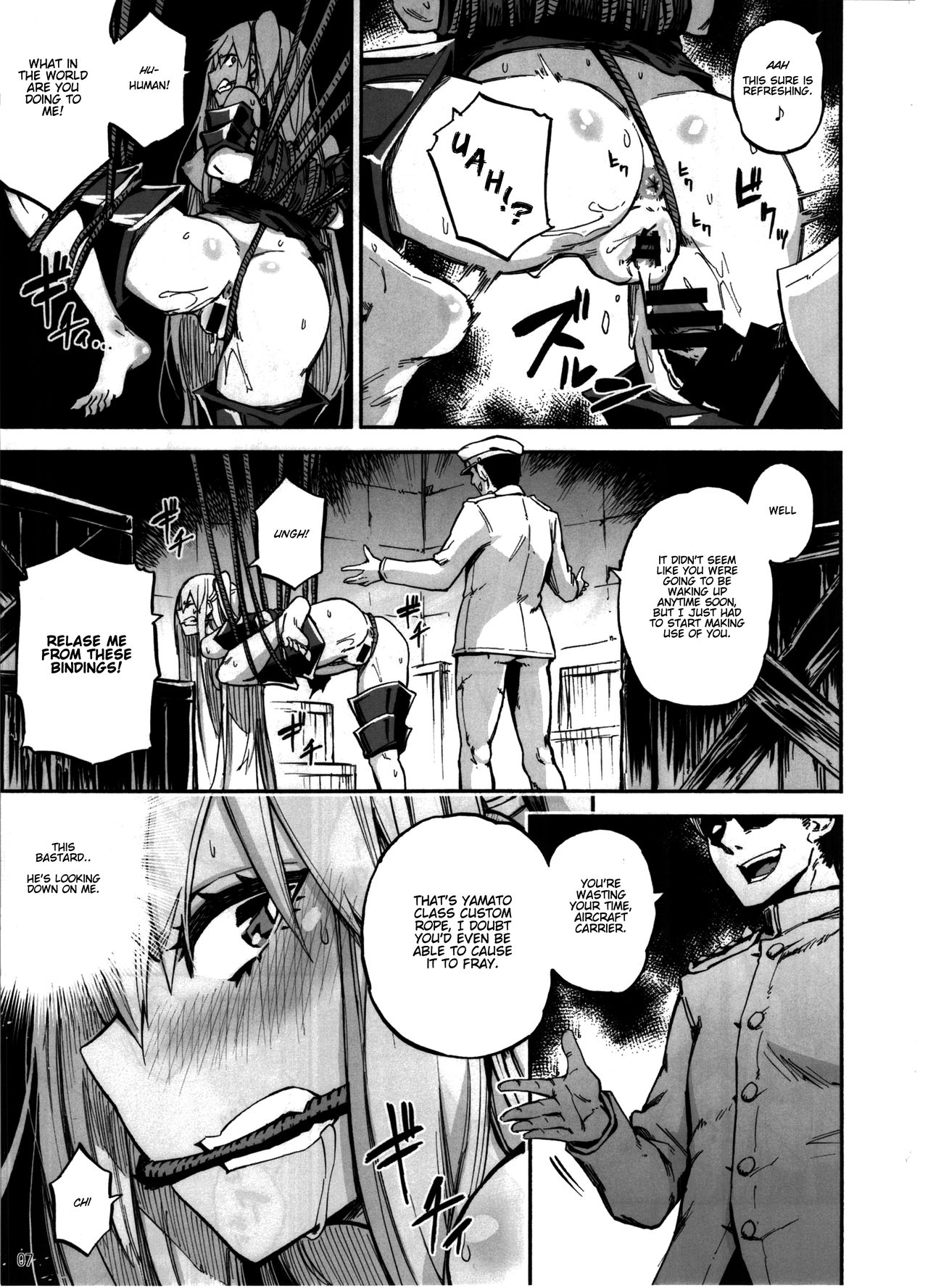 (C92) [Castella Tamago (Piyopiyo)] Kuuboshibari | Aircraft Carrier Bondage (Kantai Collection -KanColle-) [English] 6eme image