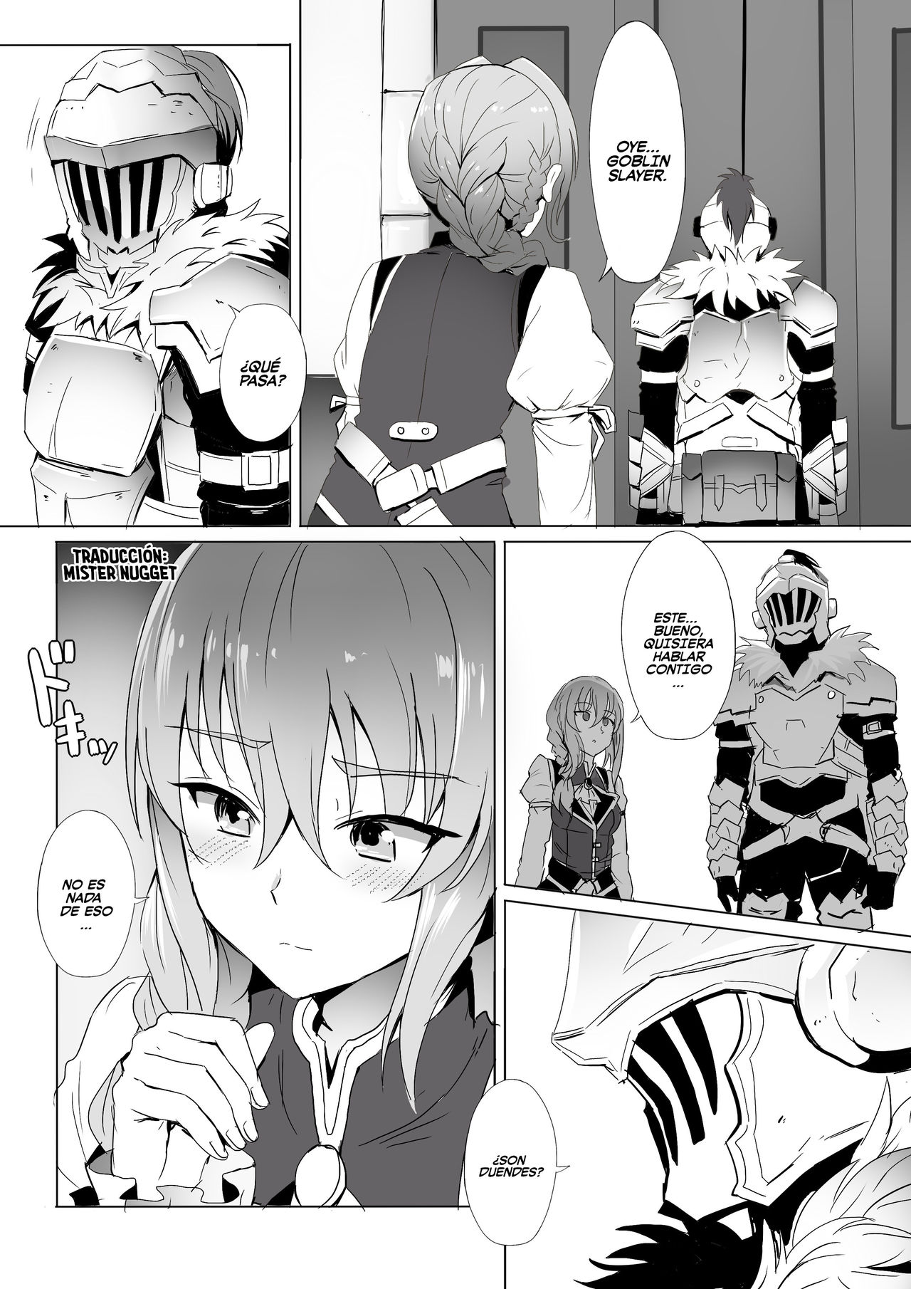 [Ginhaha] Uketsukejou no Himitsu na Irai (Goblin Slayer) [Spanish] [Mister Nugget] [Digital] Bildnummer 2