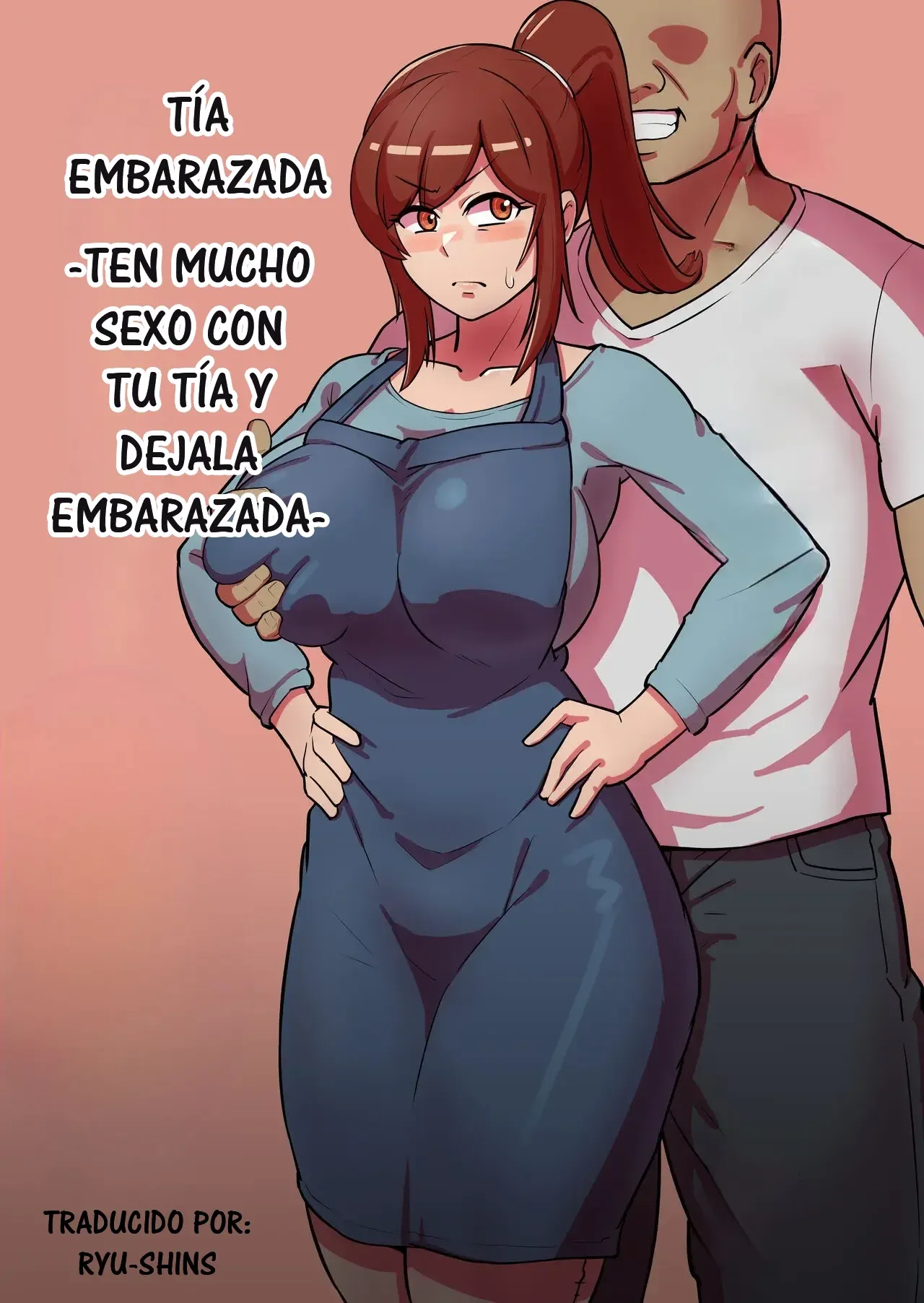 [Boundary] Bote Oba ~Isourou Saki no Oba-san o Haramasete Botebara Sex Zanmai!~｜Tía Embarazada ~Ten Mucho Sexo con Tu Tía y Déjala Embarazada~ [Spanish] [RYU.SHINS] image number 1