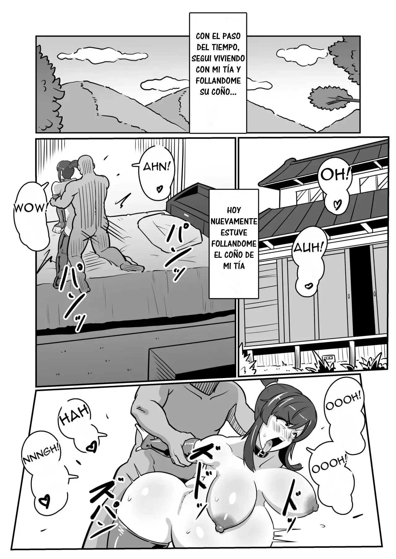 [Boundary] Bote Oba ~Isourou Saki no Oba-san o Haramasete Botebara Sex Zanmai!~｜Tía Embarazada ~Ten Mucho Sexo con Tu Tía y Déjala Embarazada~ [Spanish] [RYU.SHINS] image number 35