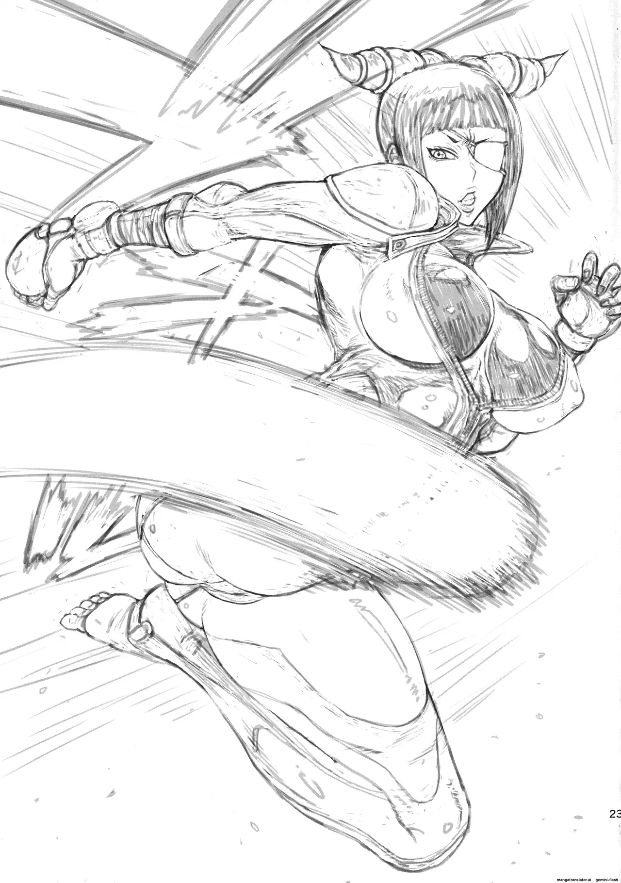 (C95) [Ozashiki (Sunagawa Tara)] Jaaku | 사악 (Street Fighter) [KOREAN_AI] imagen número 22