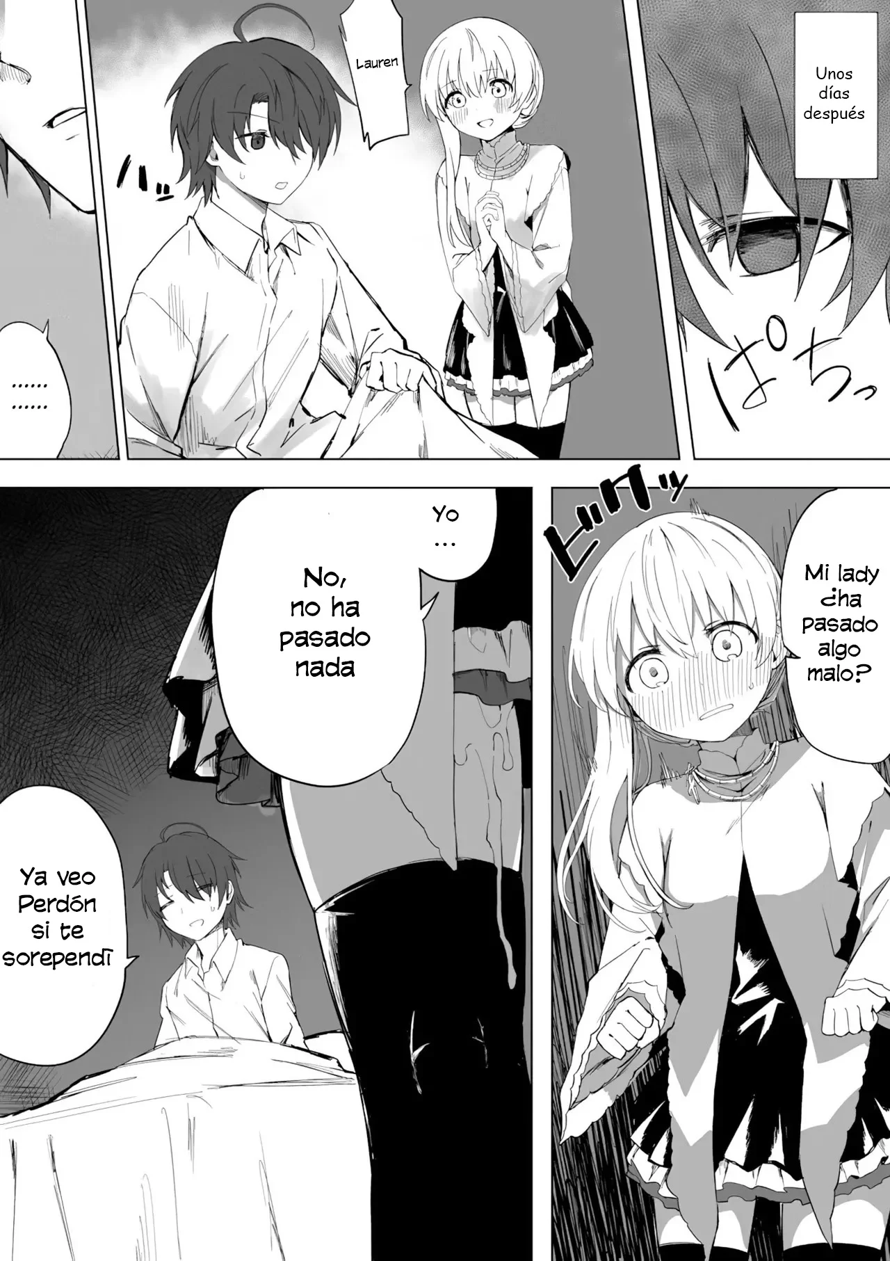 [Chiizu Ore] Seijo-sama ga Netorarete Nichijou-teki ni Hoka no Otoko to Sex Shite Shimau｜La Santa hizo NTR y termina teniendo sexo con otro hombre a diario (Shiro Seijo to Kuro Bokushi) [Spanish] [Cathal y sus panas] 图片编号 3