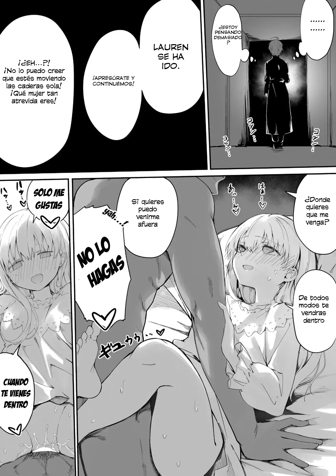 [Chiizu Ore] Seijo-sama ga Netorarete Nichijou-teki ni Hoka no Otoko to Sex Shite Shimau｜La Santa hizo NTR y termina teniendo sexo con otro hombre a diario (Shiro Seijo to Kuro Bokushi) [Spanish] [Cathal y sus panas] 图片编号 6