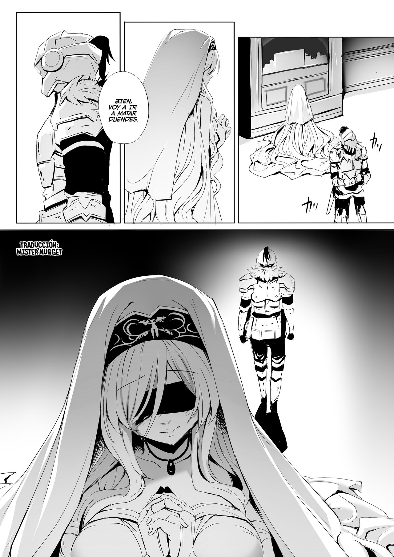 [Ginhaha] Sei no Daishikyou to Koware Yasui Otome (Goblin Slayer) [Spanish] [Mister Nugget] image number 16