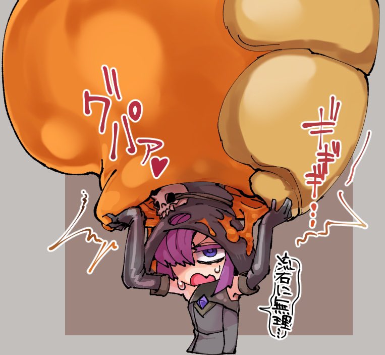 蜜壺型ハニービーのマヴィナと魔女見習いヅナちゃんの落書き（角塚） изображение № 1