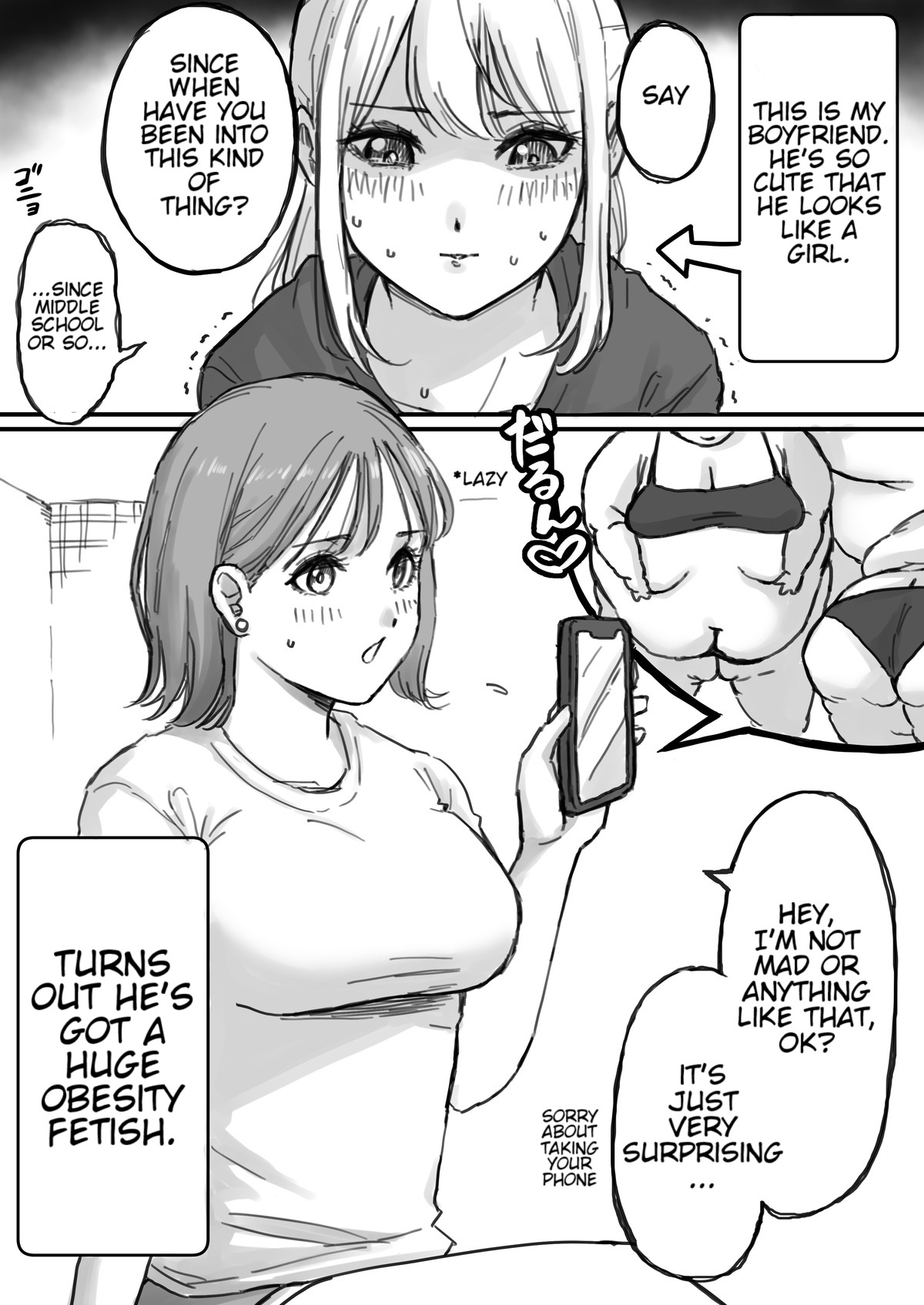 [ Rin ]  My boyfriend (a boy) had a fetish for excess fat [ Ongoing ] numero di immagine  1