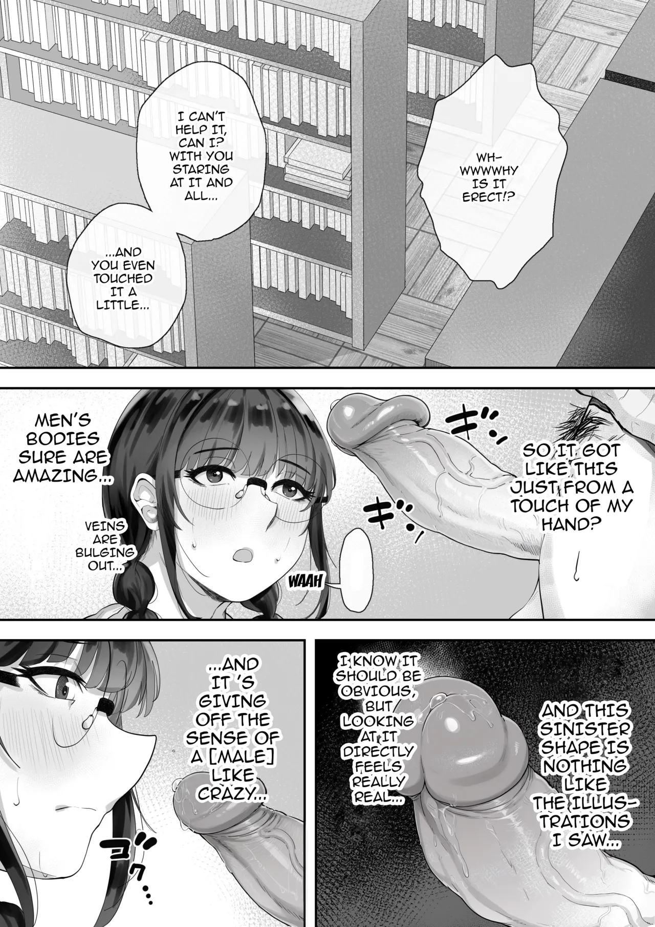 [Trampolines] Kyonyuu no Tosho Iinchou wa Ecchi na Koto ni Kyoumi Shinshin | The Busty Library Committee President Is Very Interested In Lewd Stuff [English] {Doujins.com} [Decensored] изображение № 7