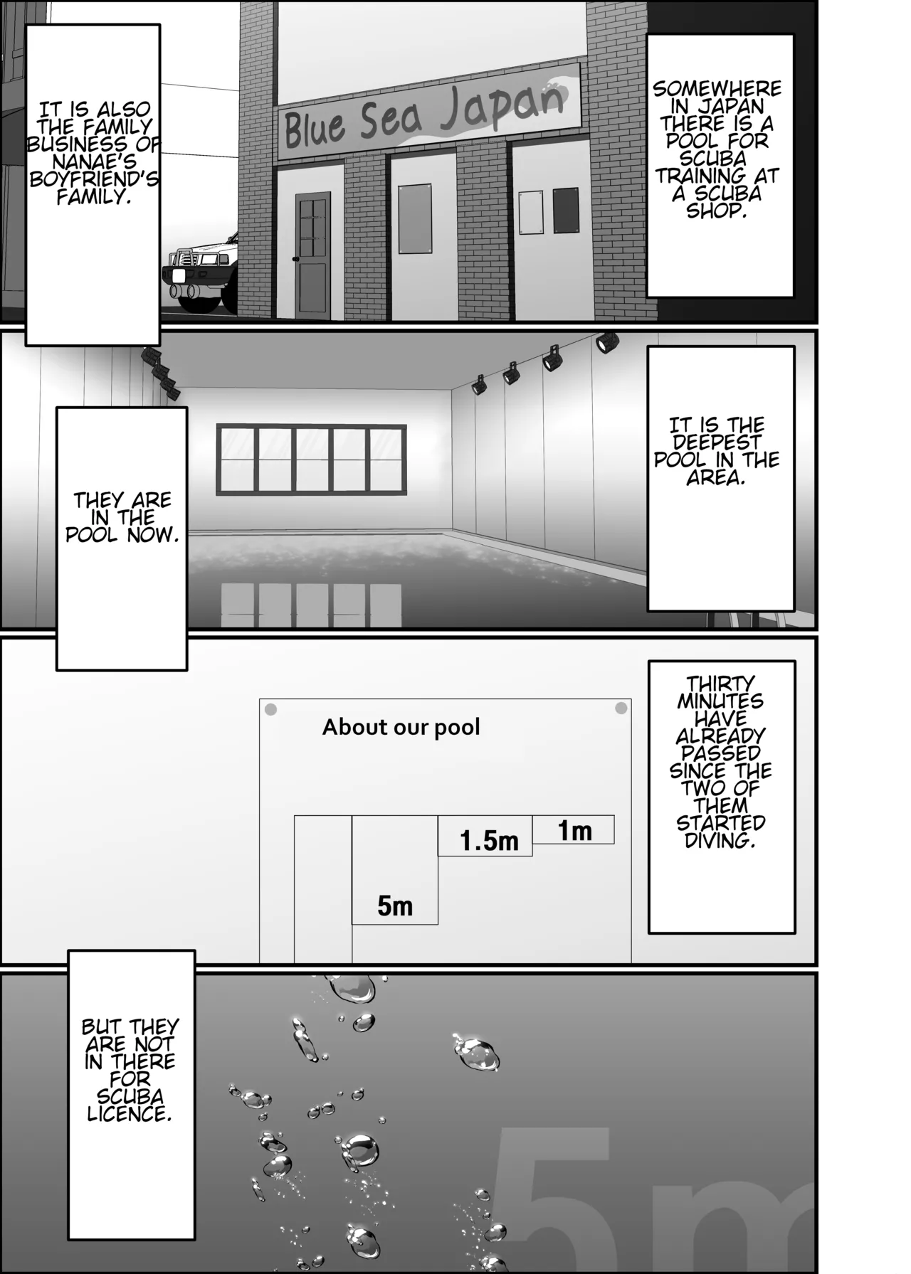 Pleasure reaches the bottom of the pool numero di immagine  5