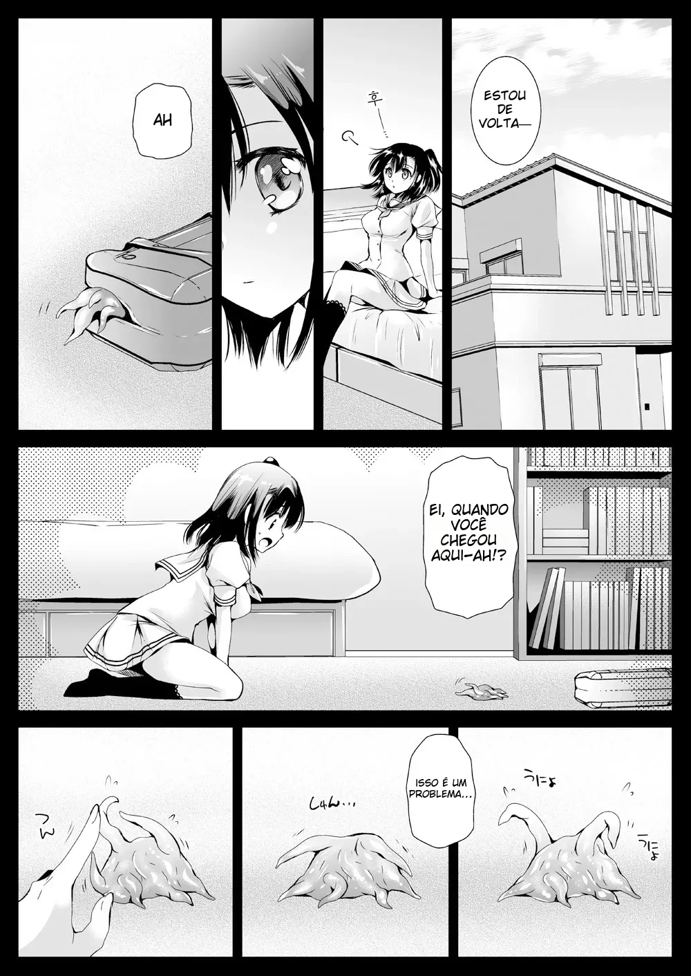 [Kurosawa pict (Kurosawa Yuri)] Seifuku Shokushu 10 | 제복촉수 10 [Portuguese-BR] [Digital] image number 4