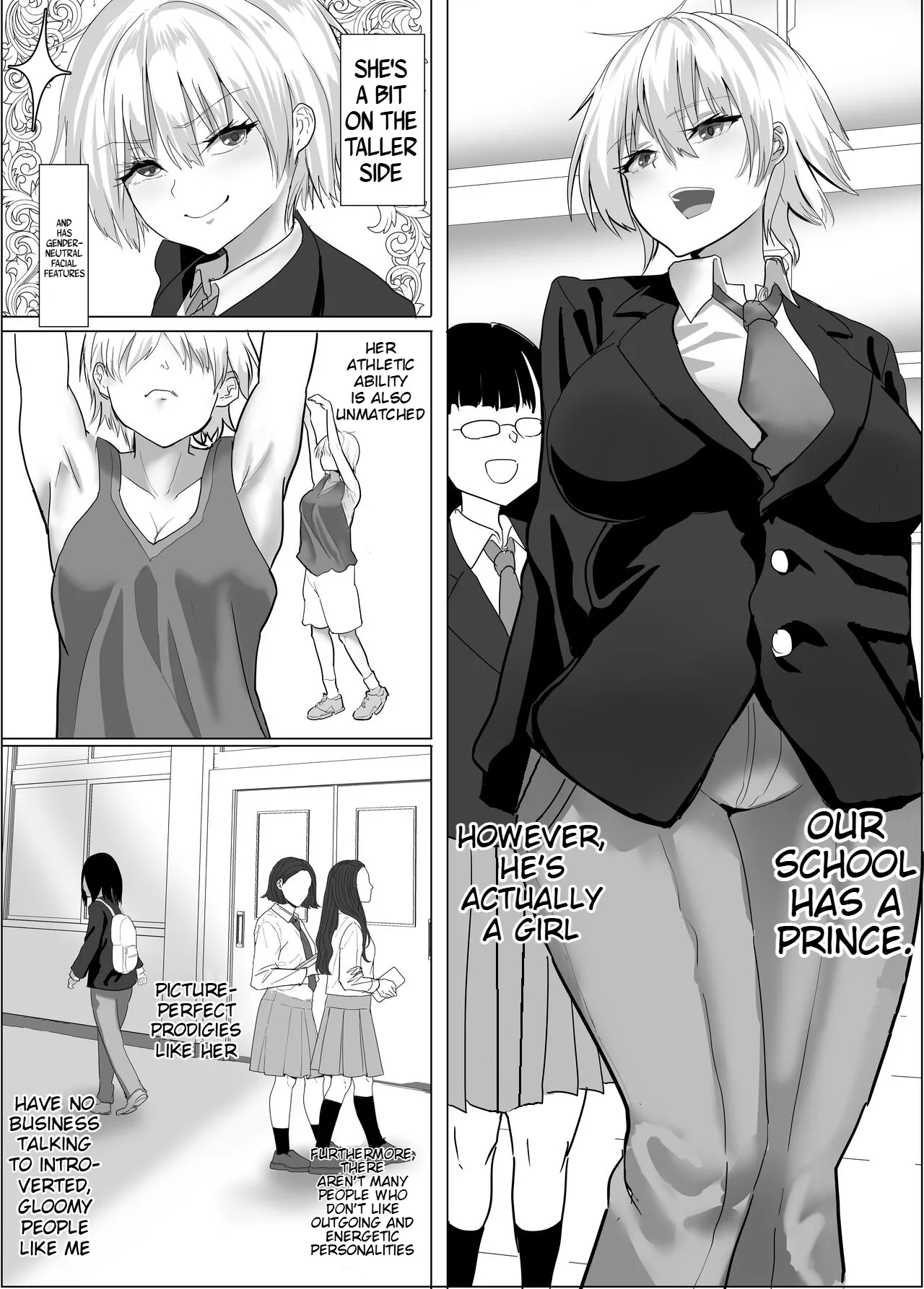 [English] [Tetsukabuto Nuranura (Yuri Kowashi)] Narcissist na Ouji-sama-kei Joshi wa, Toilet Gaman Dekizu 图片编号 2