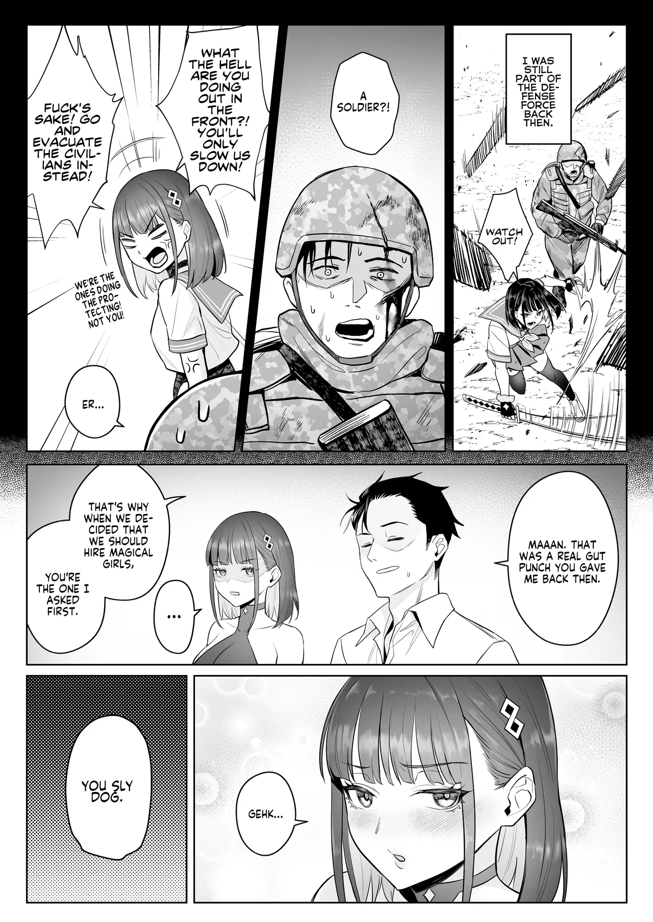 [COMEX (Zhen Lu)] Moto Mahou Shoujo no Shigoto Hanashi Ao Zenjitsutan | Former Magical Girl Blue's Work: The Prequel [English] [flowerswamp] [Digital] [Decensored] numero di immagine  33