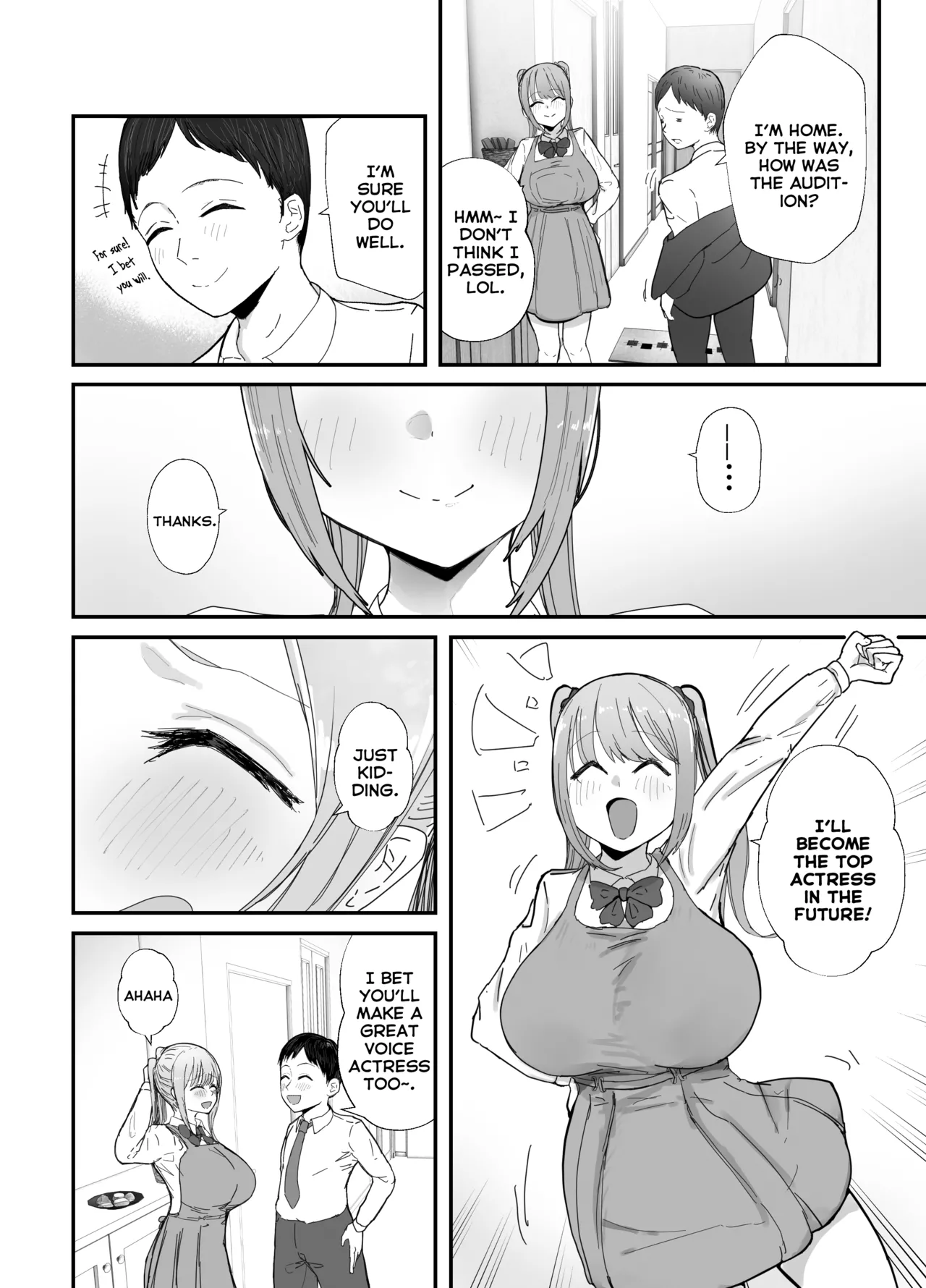 [Baketsu Purin] Doukyo Shiteru Bakunyuu Meikko JK wa Amayaka Sex de Shachiku Ryman o Mei Ippai Iyashite Kureru | My busty niece, a high school girl living with me, gives me a lot of comfort through sweet sex. [English] [Digital] numero di immagine  6