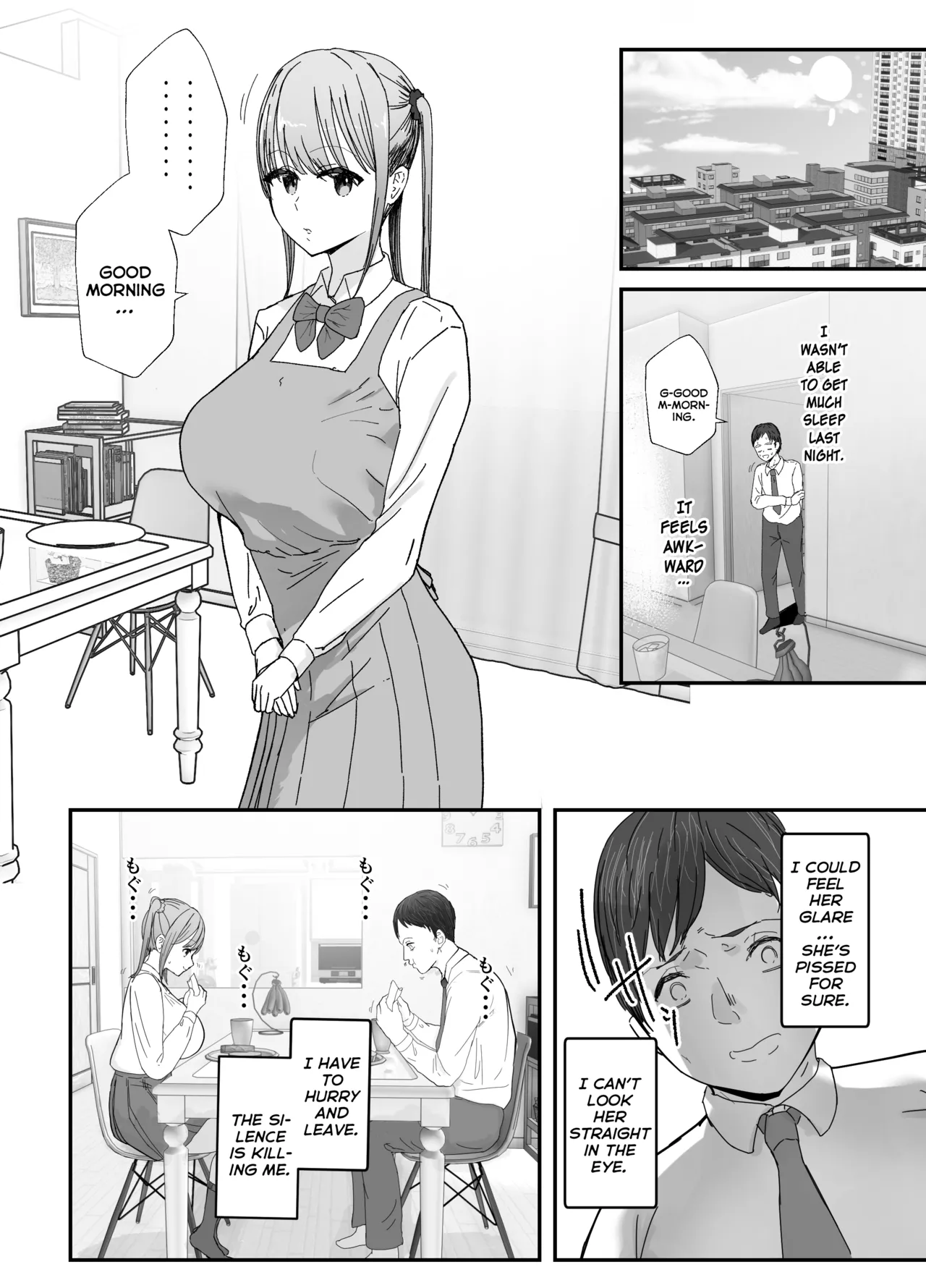 [Baketsu Purin] Doukyo Shiteru Bakunyuu Meikko JK wa Amayaka Sex de Shachiku Ryman o Mei Ippai Iyashite Kureru | My busty niece, a high school girl living with me, gives me a lot of comfort through sweet sex. [English] [Digital] numero di immagine  12