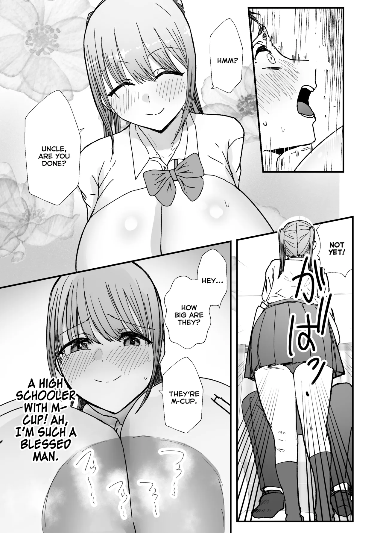 [Baketsu Purin] Doukyo Shiteru Bakunyuu Meikko JK wa Amayaka Sex de Shachiku Ryman o Mei Ippai Iyashite Kureru | My busty niece, a high school girl living with me, gives me a lot of comfort through sweet sex. [English] [Digital] numero di immagine  21